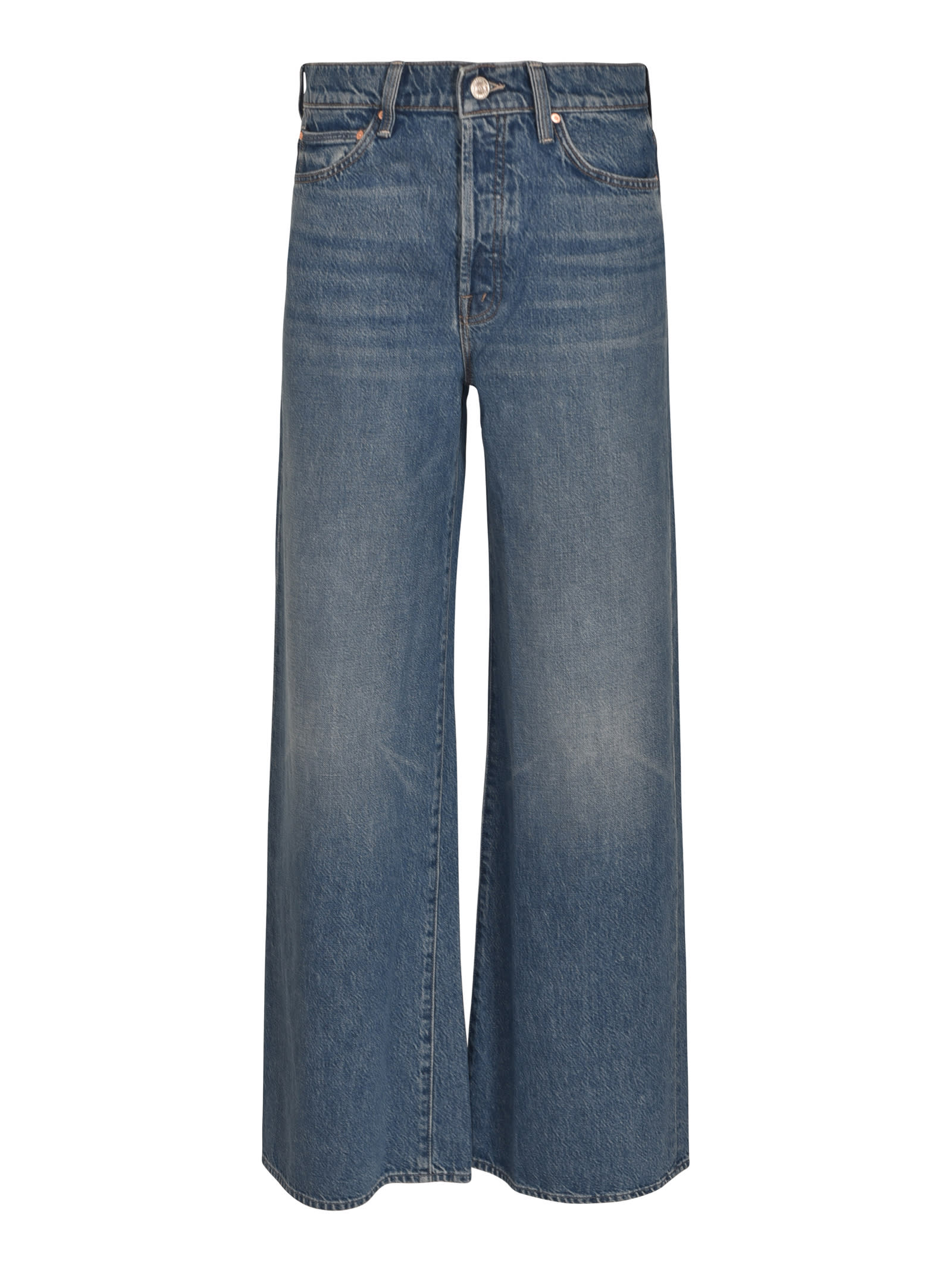 Shop Mother The Ditcher Roller Rambler Jeans In Htr Hit The Ground