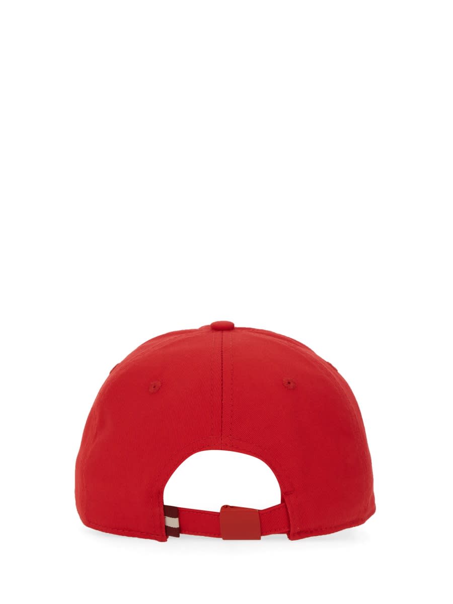 Bally Baseball Hat With Logo In Red