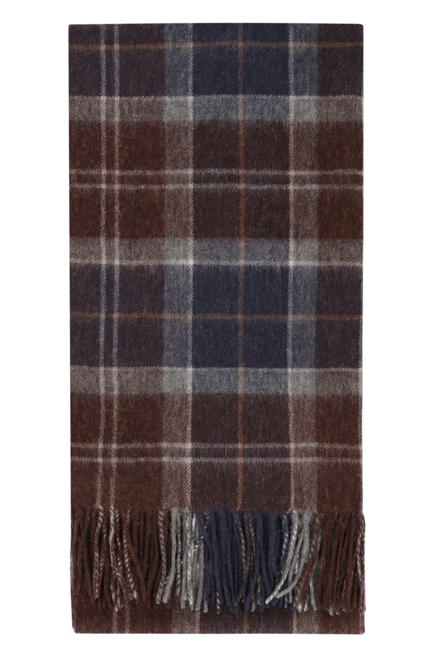 Barbour Braden Scarf In Wool In Brown