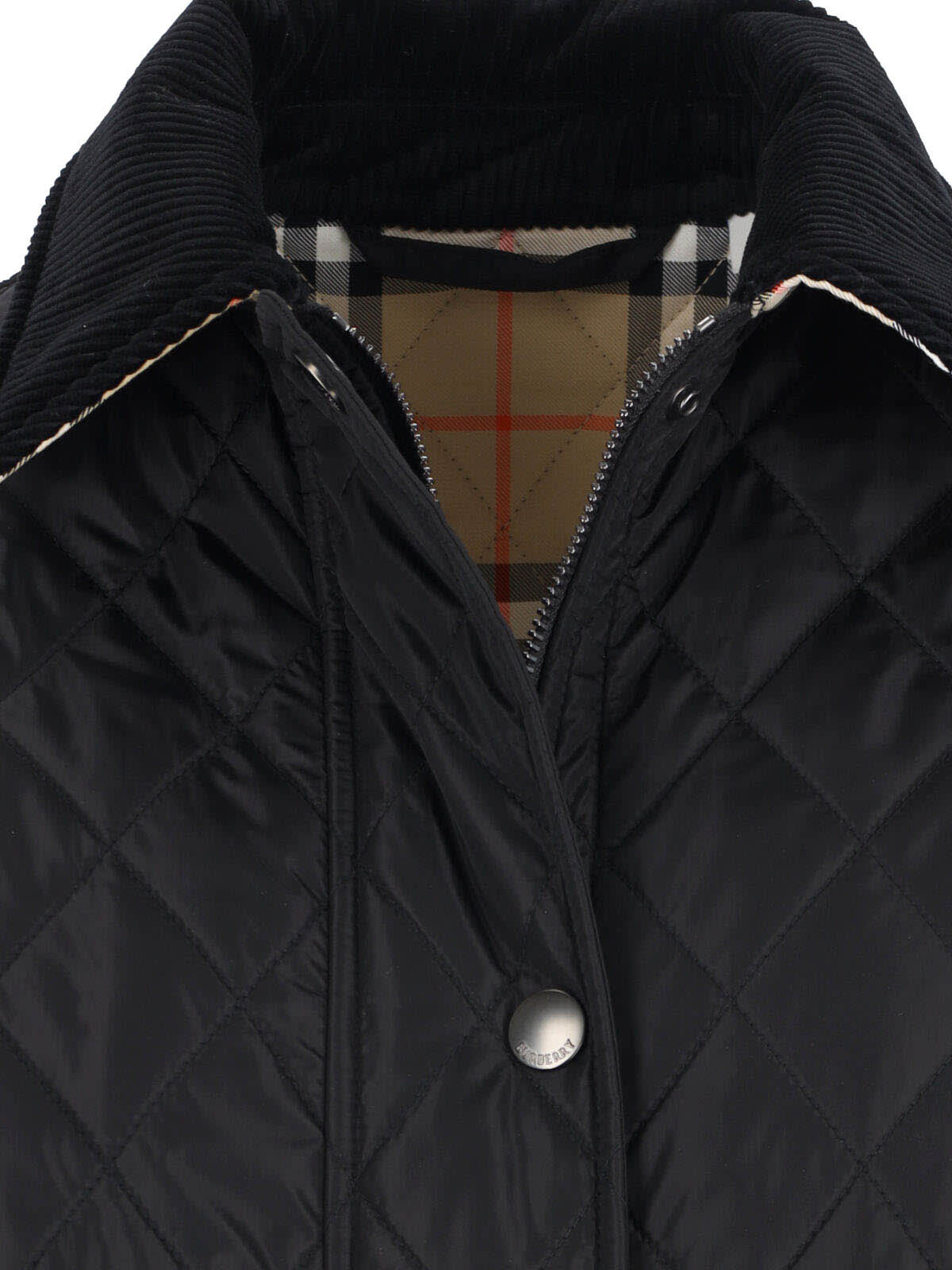Burberry Women Quilted Thermoregulated Jacket In Black