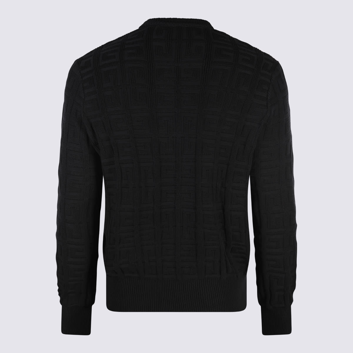 Shop Givenchy Black Cotton Knitwear