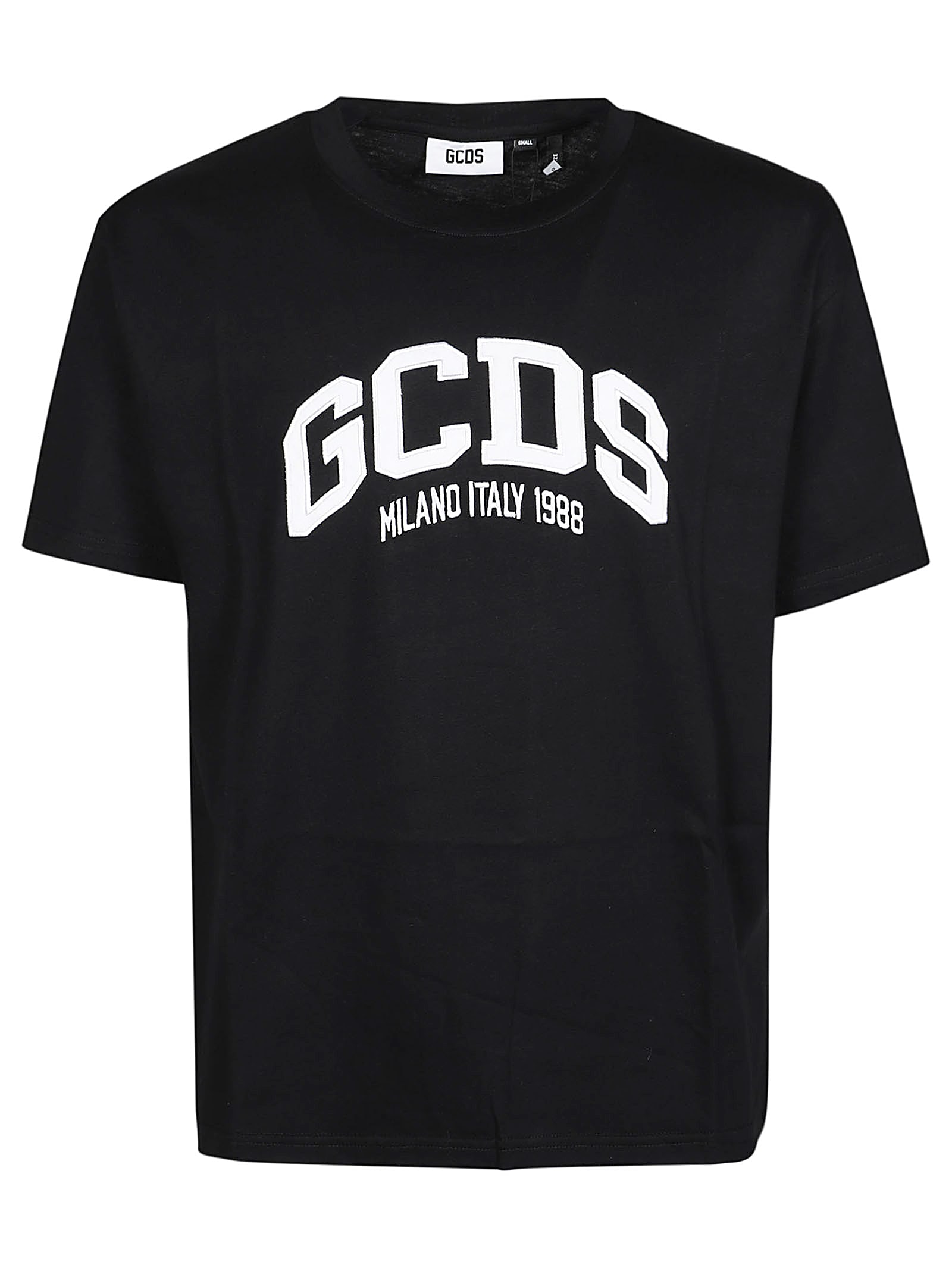 Shop Gcds Lounge Logo Aversize T-shirt In Black