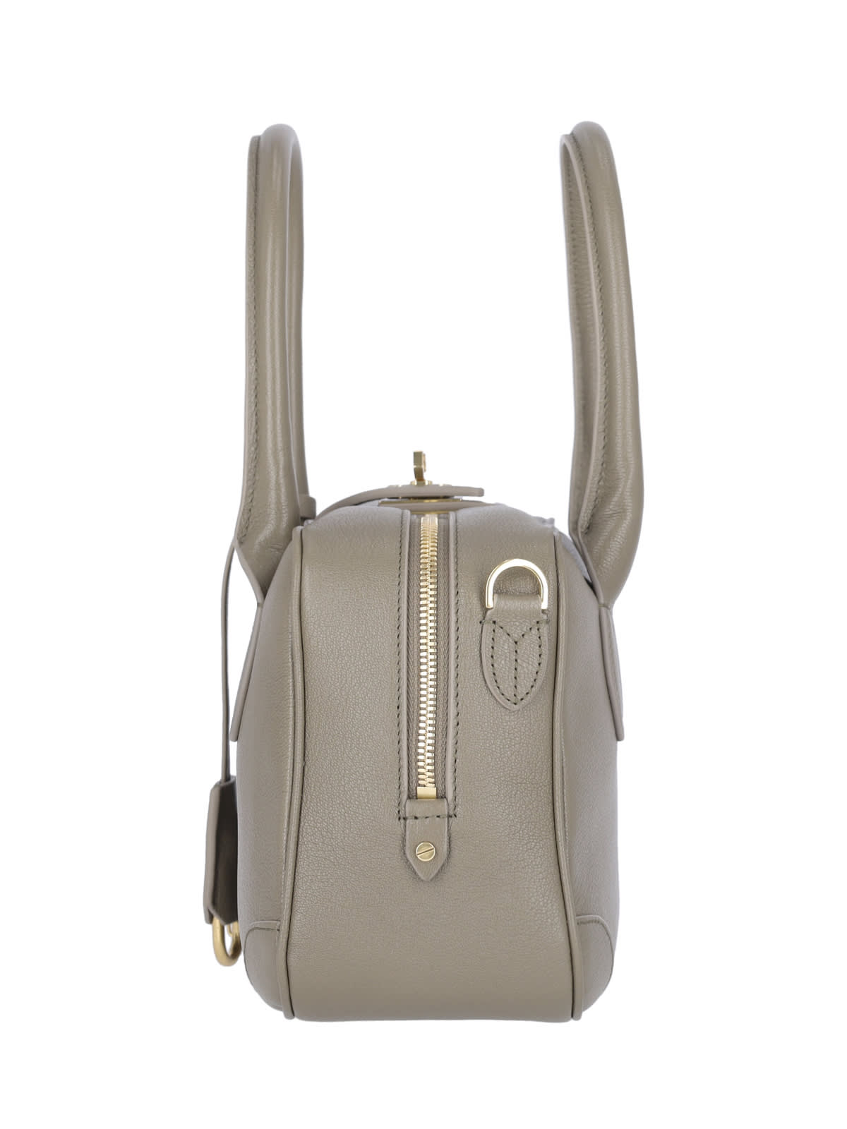 Golden Goose Logo Handbag In Gray