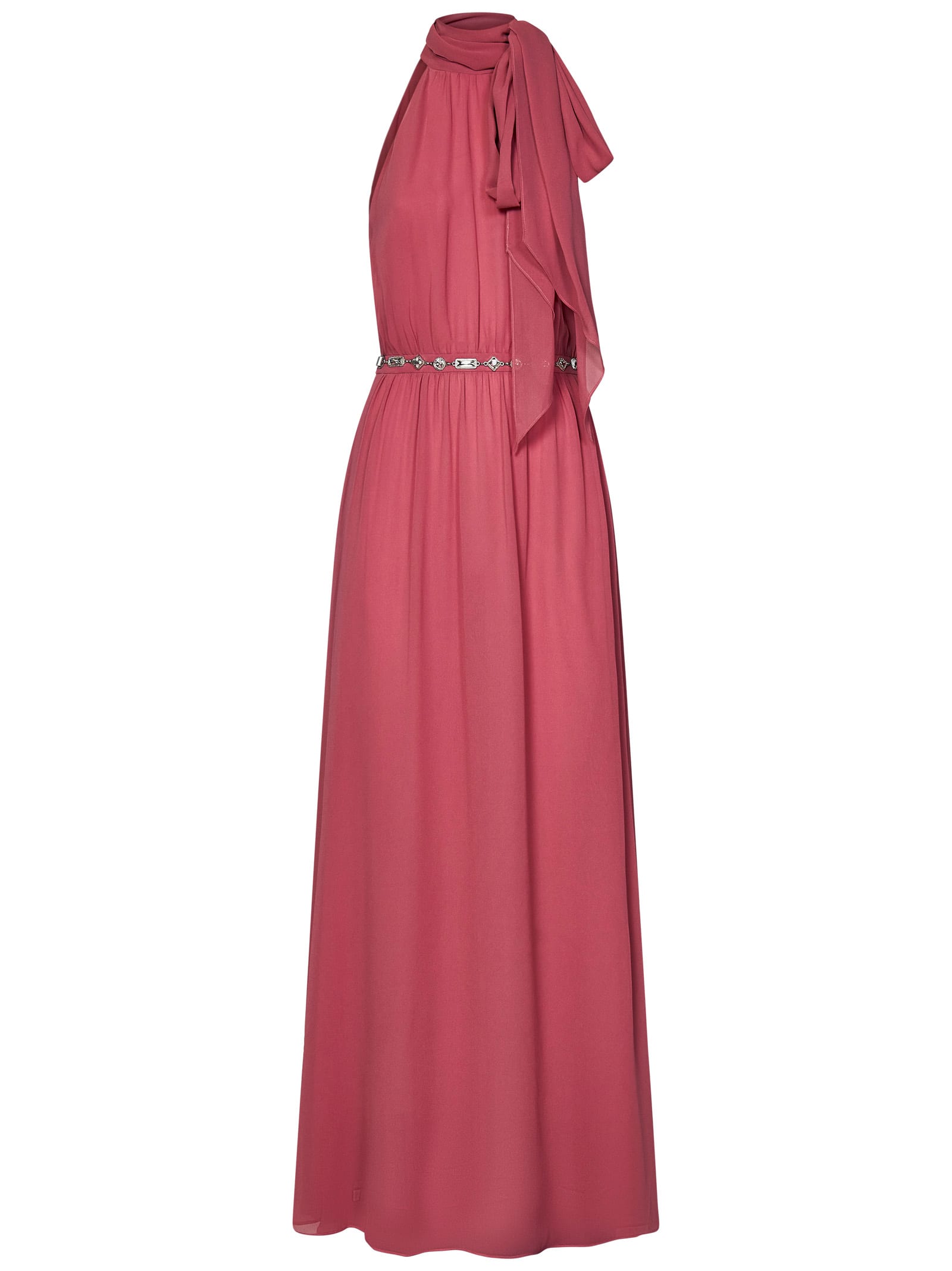 Shop Max Mara Maxmara Studio Uganda Long Dress In Pink