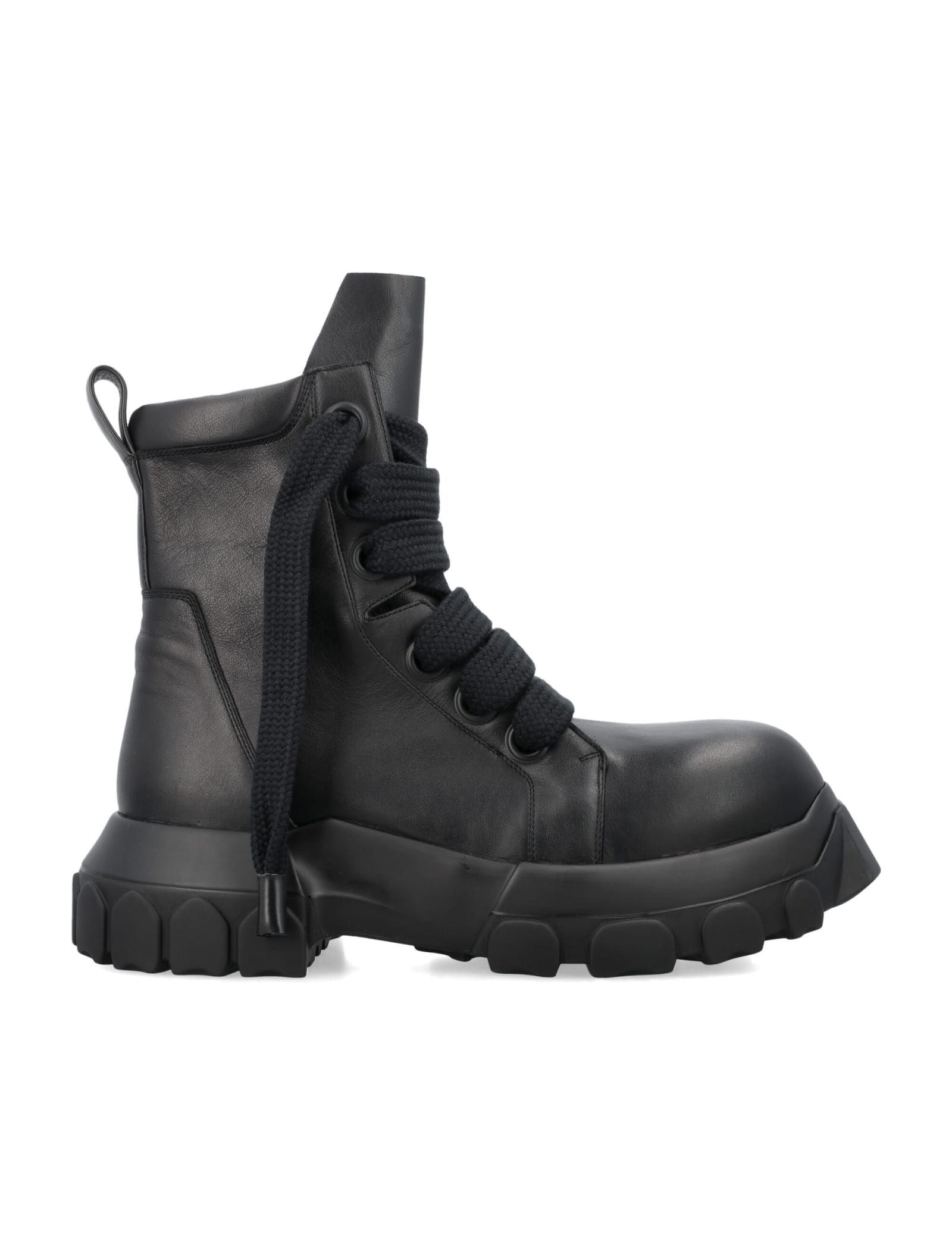 Shop Rick Owens Jumbolaced Bozo Tractor In Black