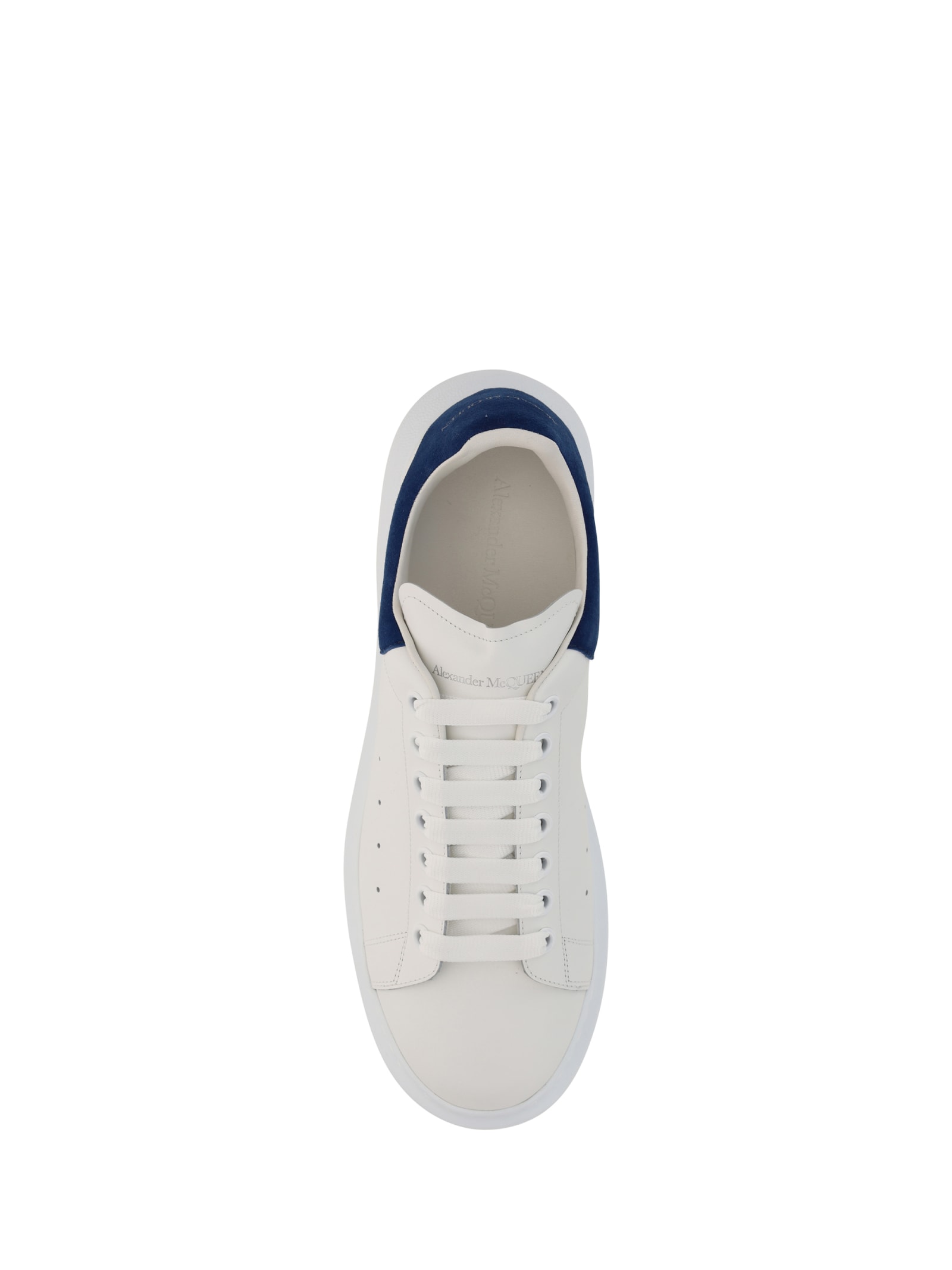 Shop Alexander Mcqueen Sneakers In White/paris Blue