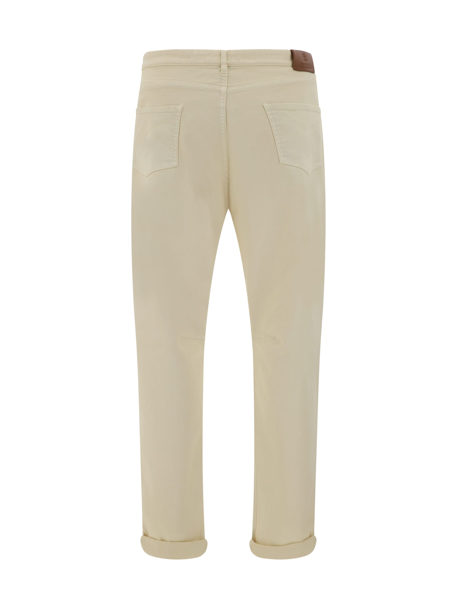 Shop Brunello Cucinelli Pants In Off White