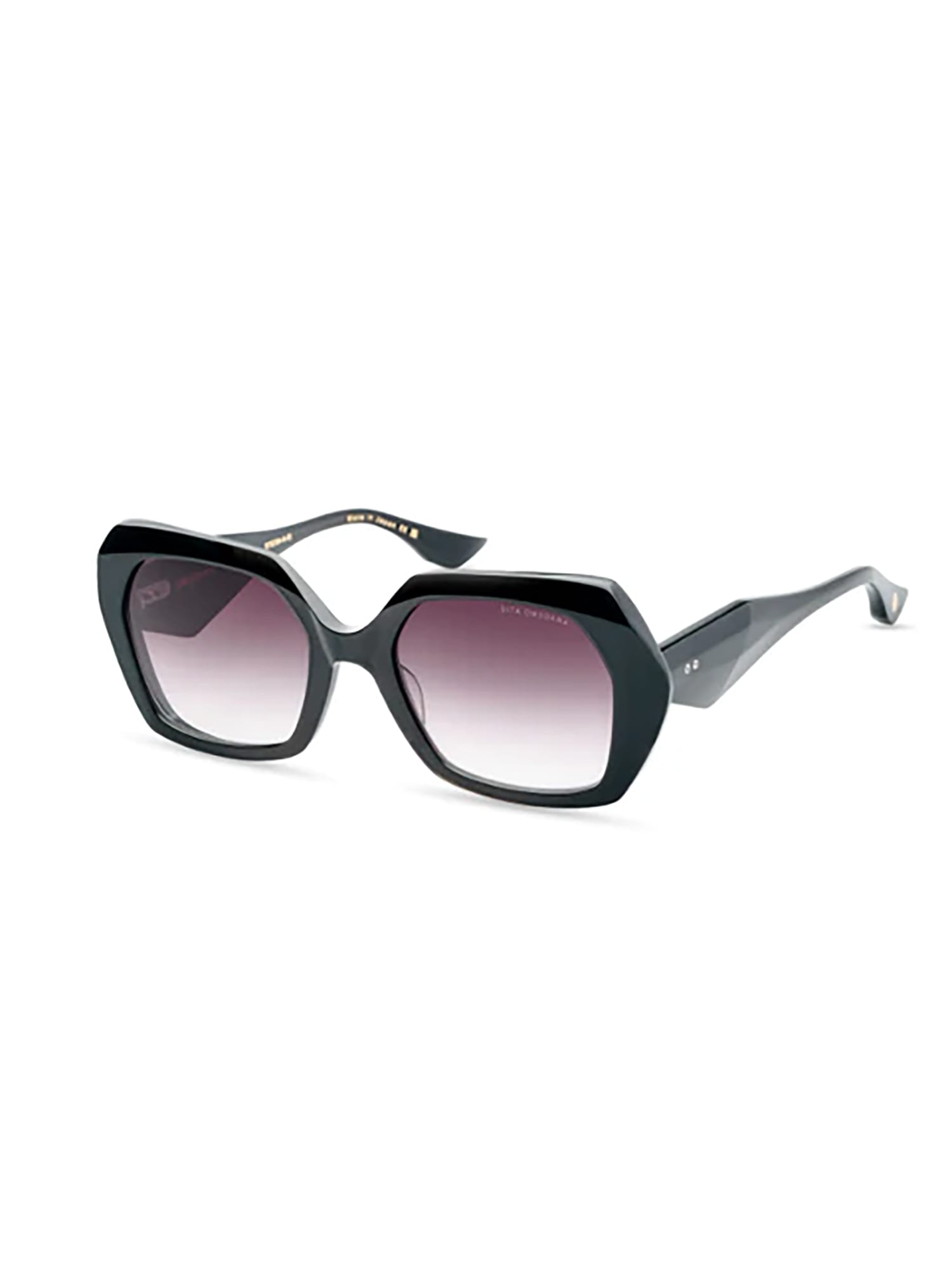 Shop Dita Dts724/a/01 Omsoana Sunglasses In Black Glass