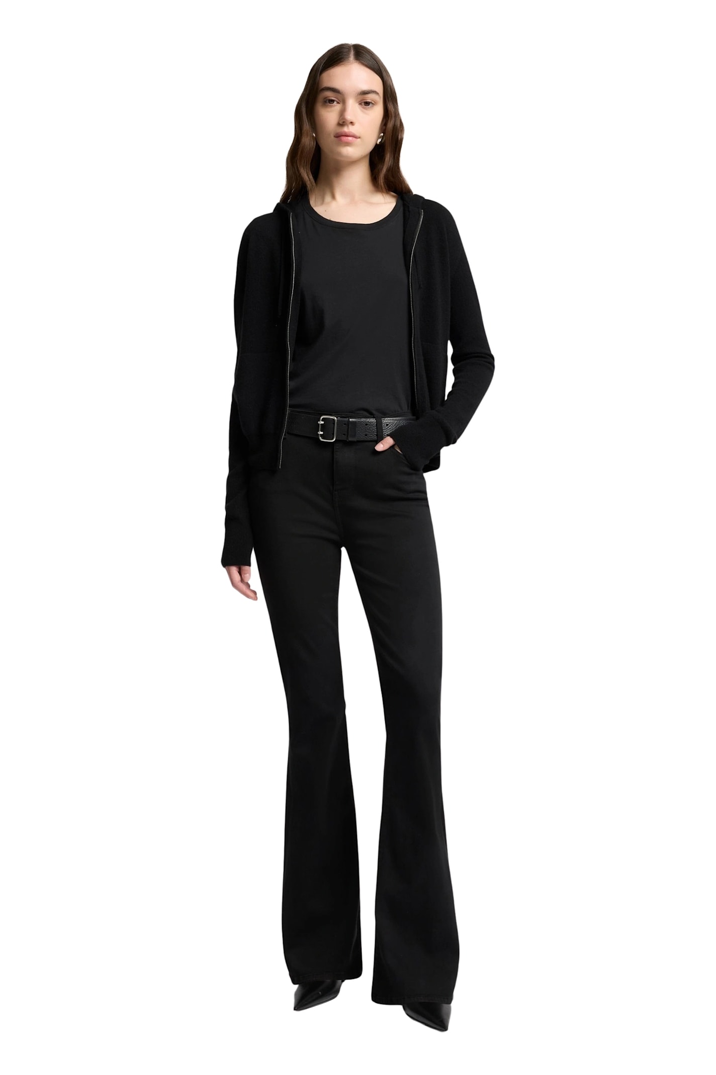 7 For All Mankind Hw Ali Black In Black