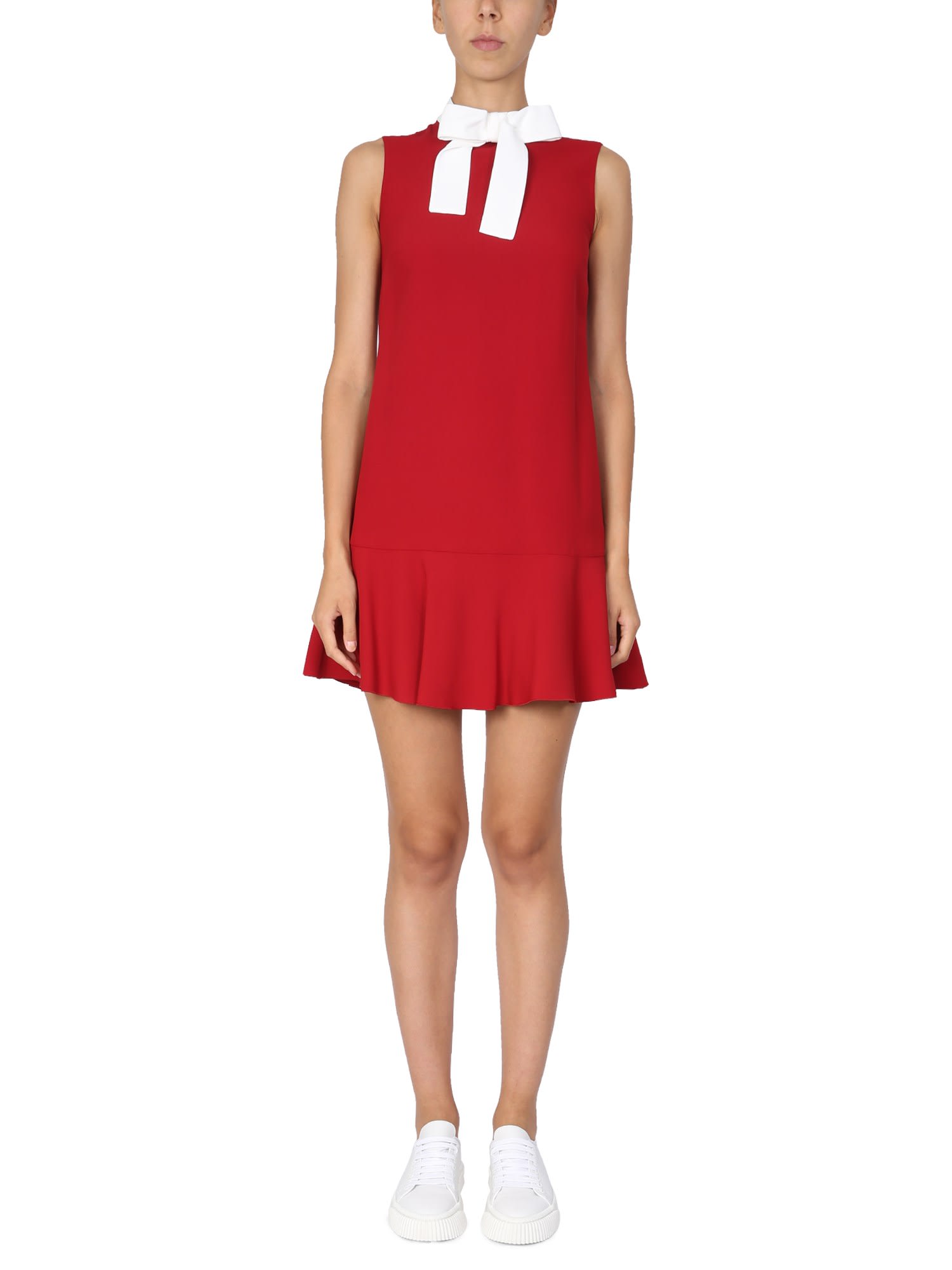 RED Valentino Dress With Bow Collar