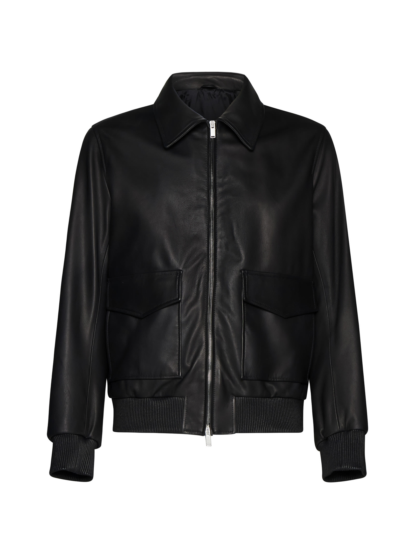 Shop Lardini Jacket In Black