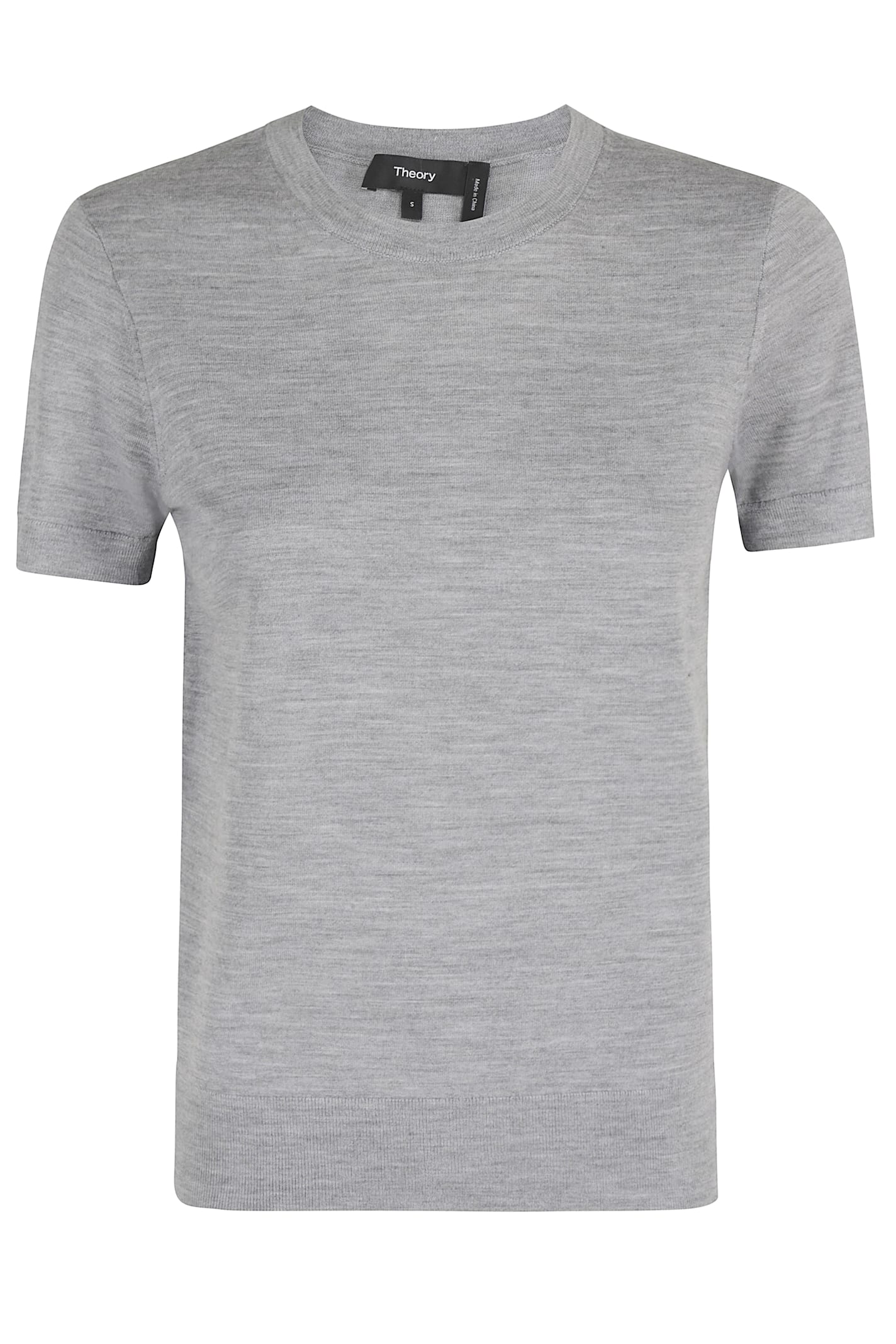 Theory Basic Tee P Regal Wo In Gray