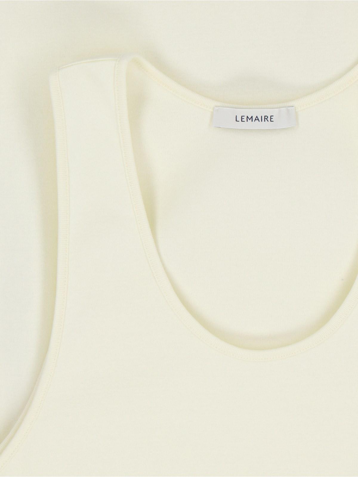 Shop Lemaire Basic Tank Top In Yellow