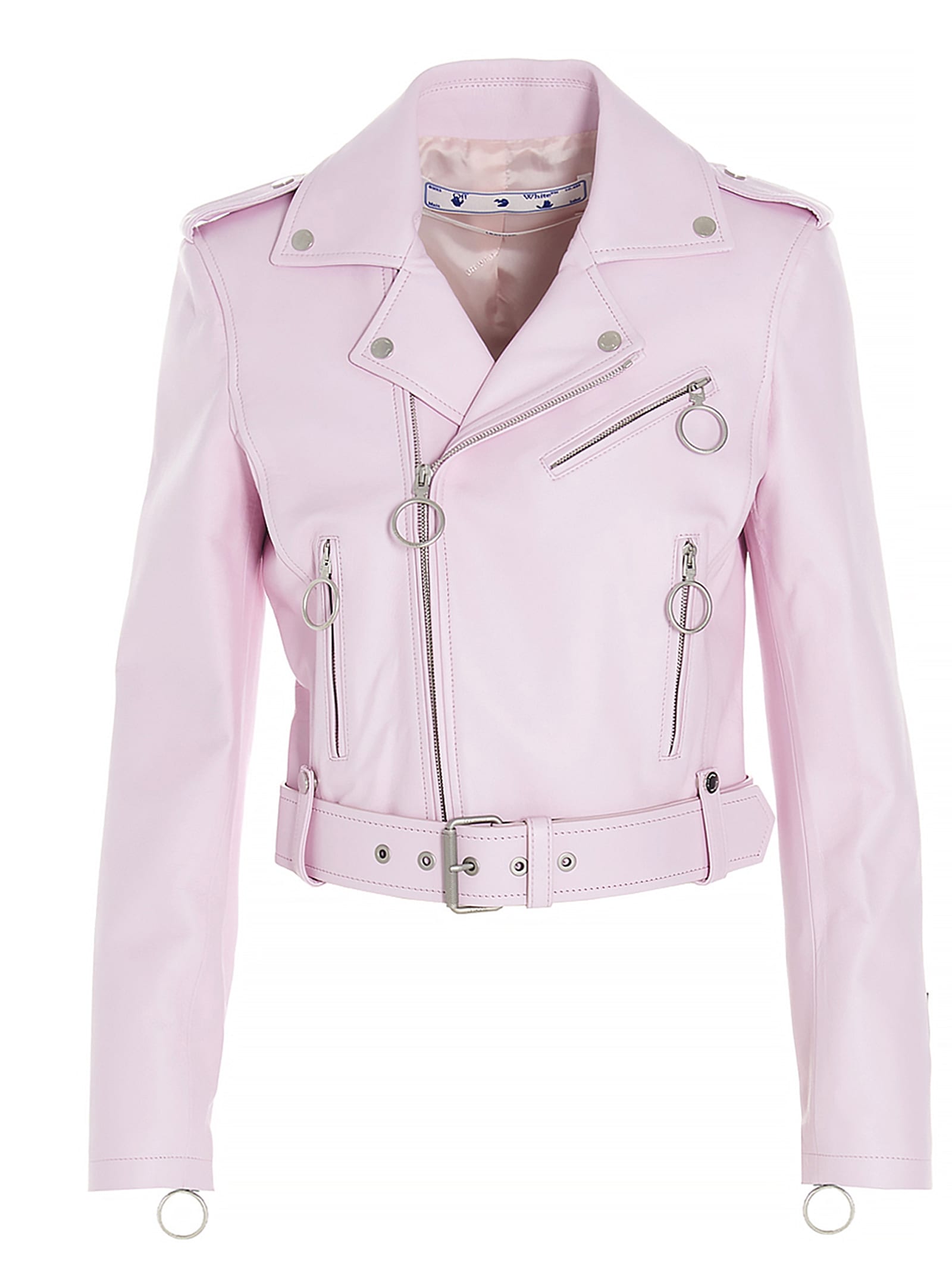 Off-white Liquid Melt Arrows Jacket In Pink/black
