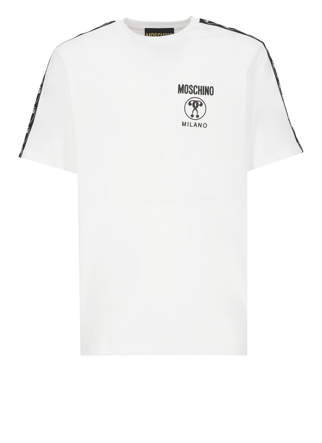 Moschino T-shirt With Double Question Mark Logo