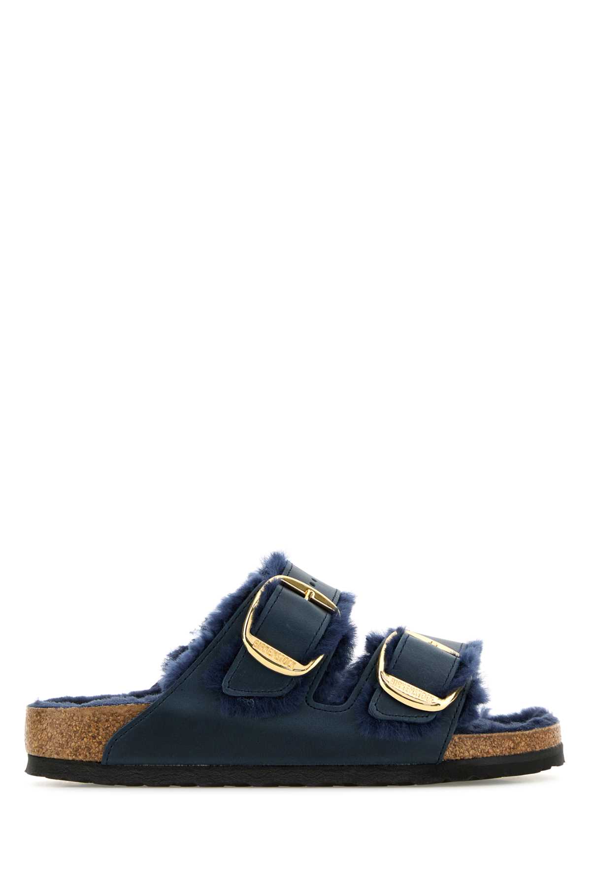 Midnight Blue Suede Arizona Slippers