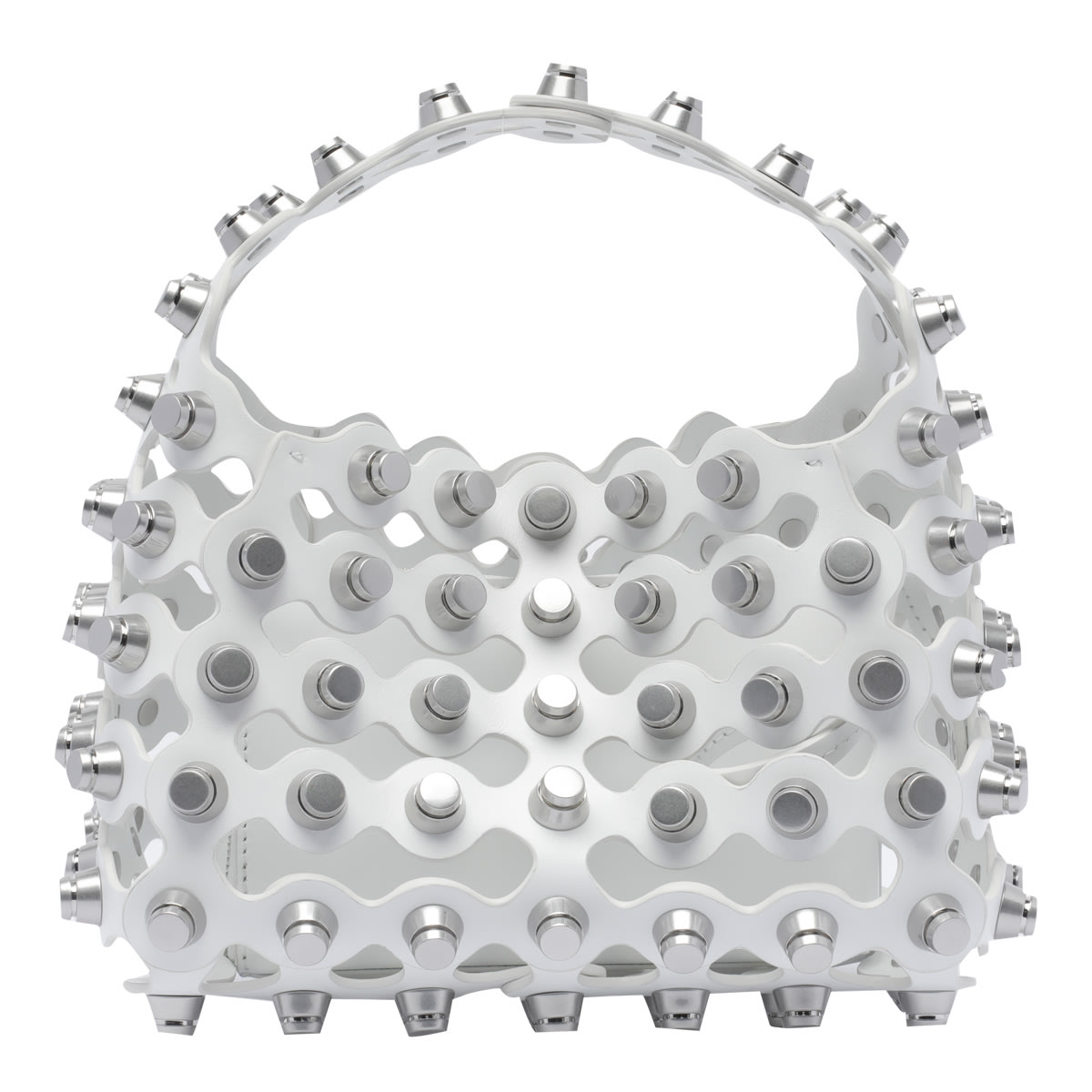 Alexander Wang Rex Small Nappa Leather Bag In White In White