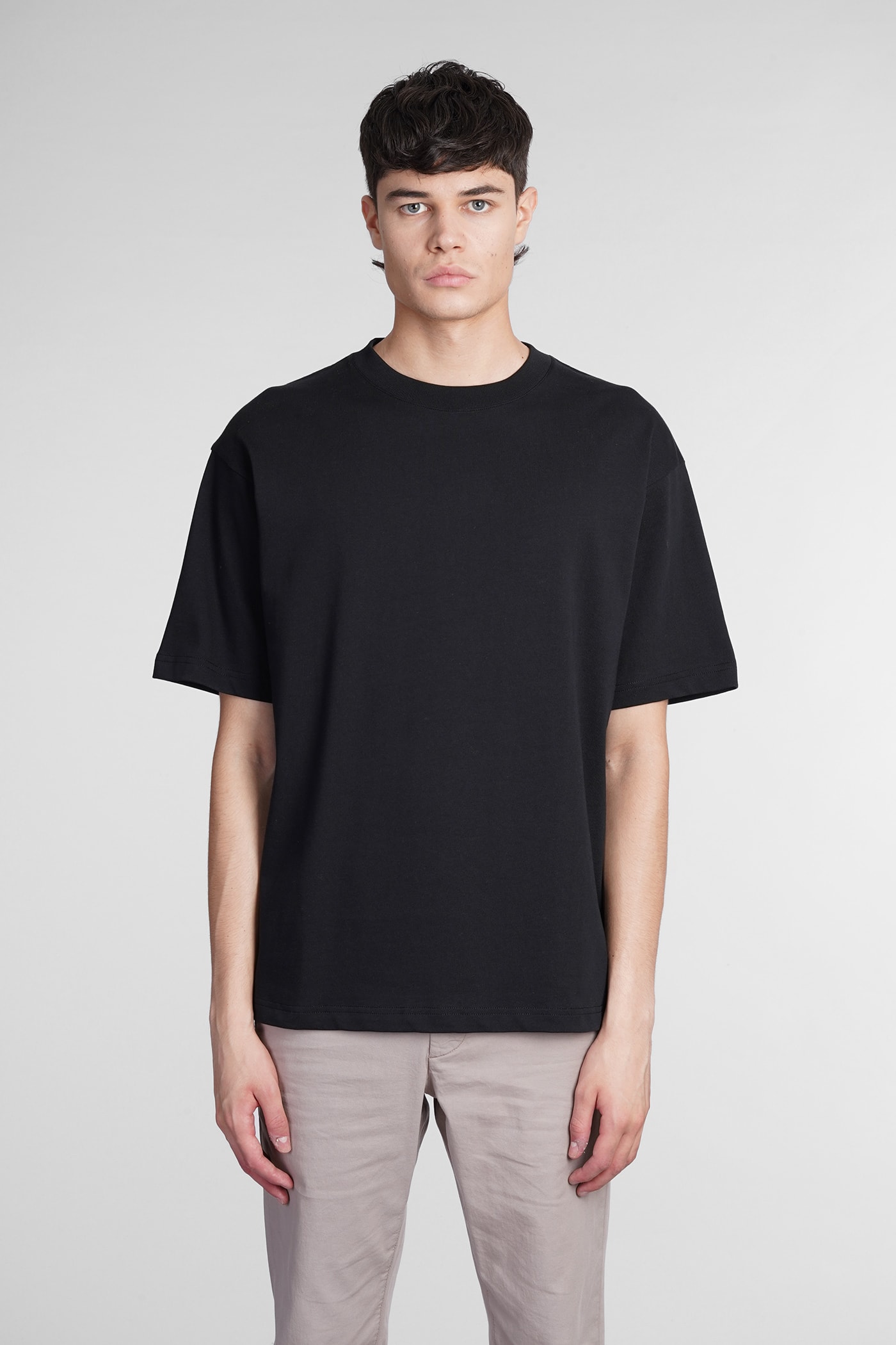 Theory T-shirt In Black Jersey
