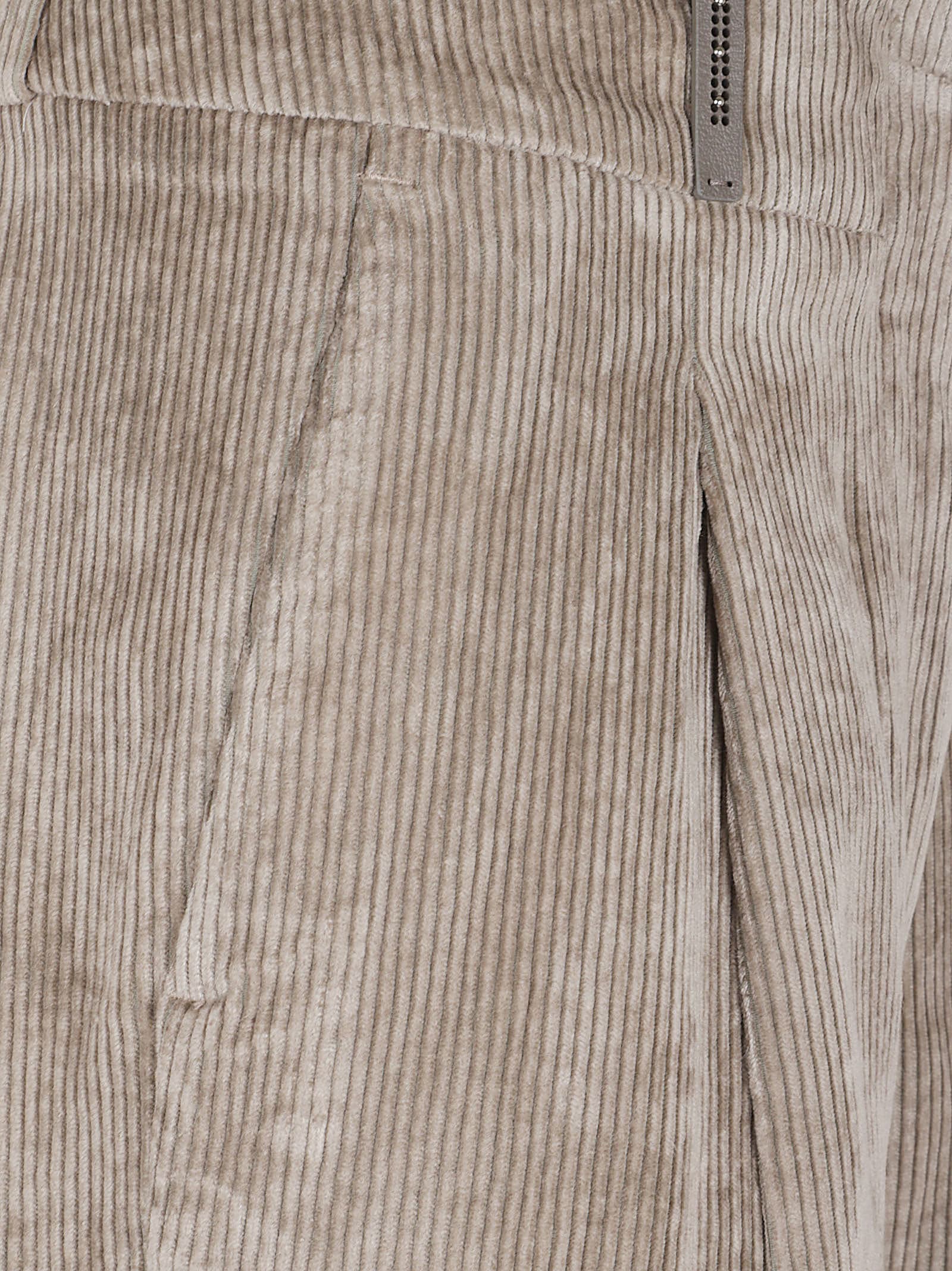 Peserico Casual Pants With Belt Loops In Brown