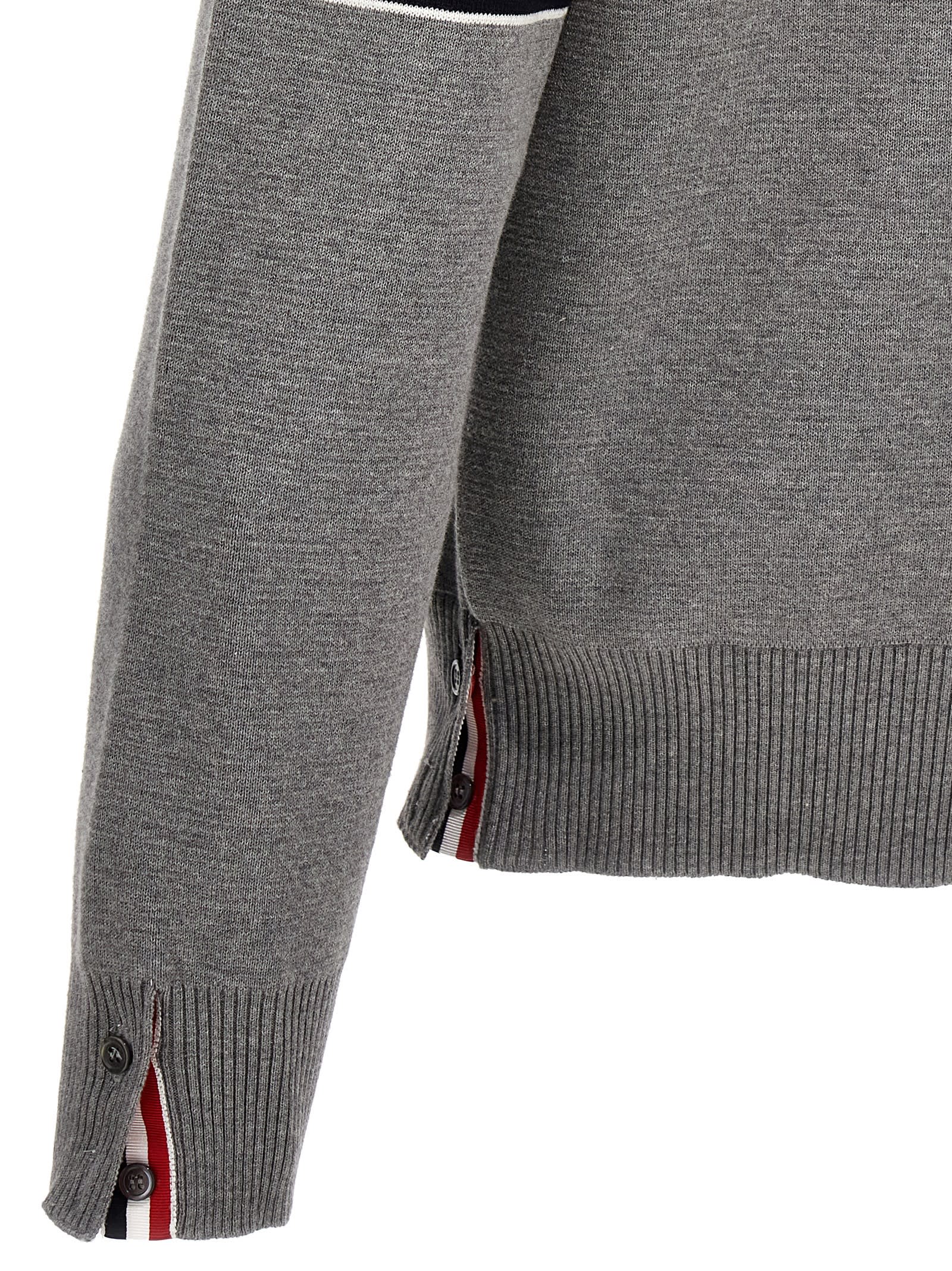 Shop Thom Browne Classic Sweater In Gray