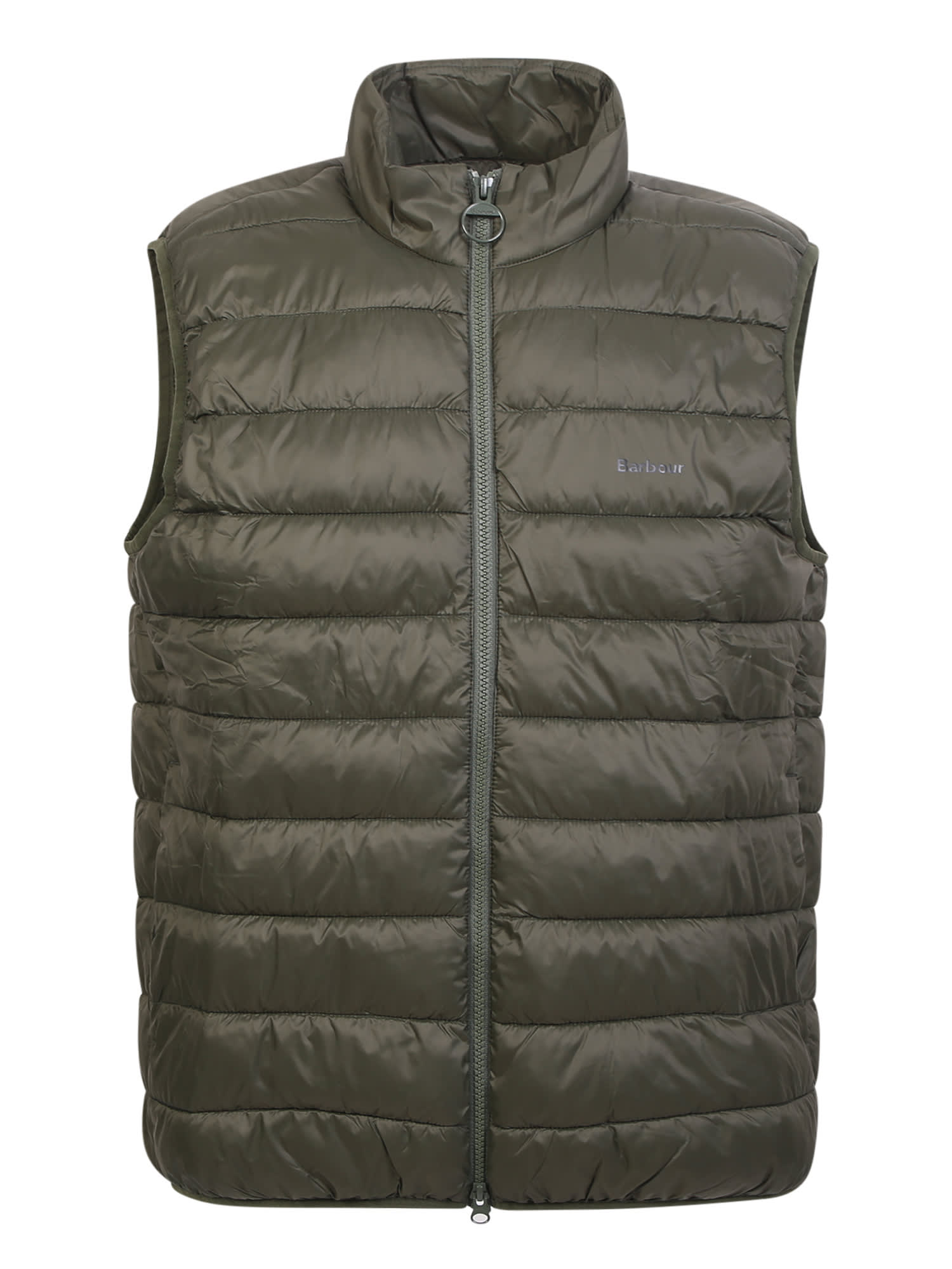 Bretby Gilet Vest In Green Polyamide