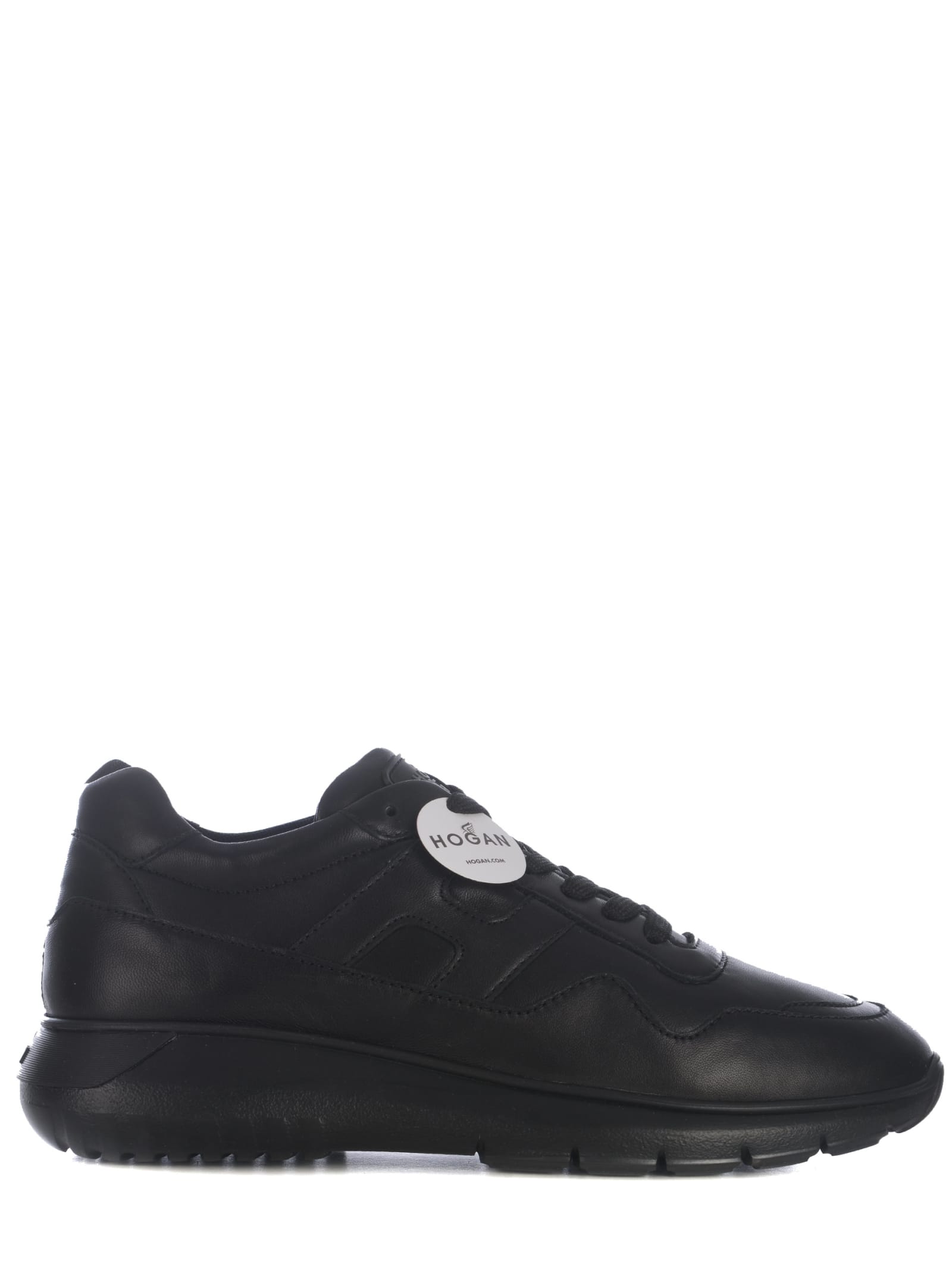 Hogan Sneakers  Interactive³ In Leather In Black