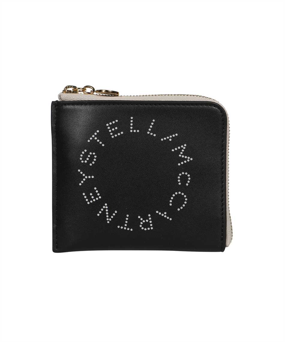 Shop Stella Mccartney Stella Logo Small Wallet In Black