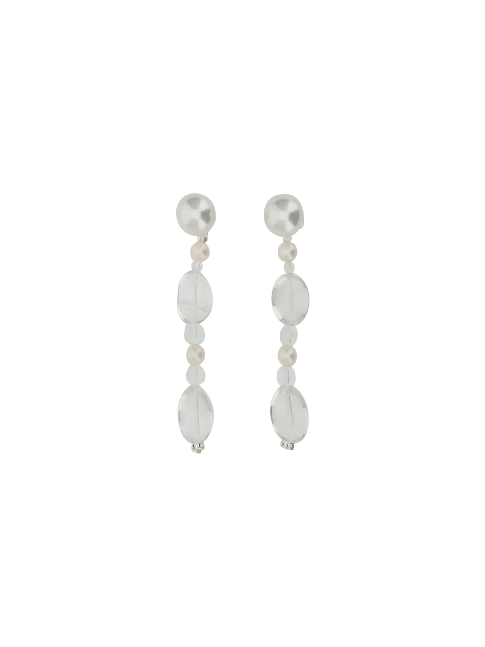 Shop Magda Butrym Earrings In White