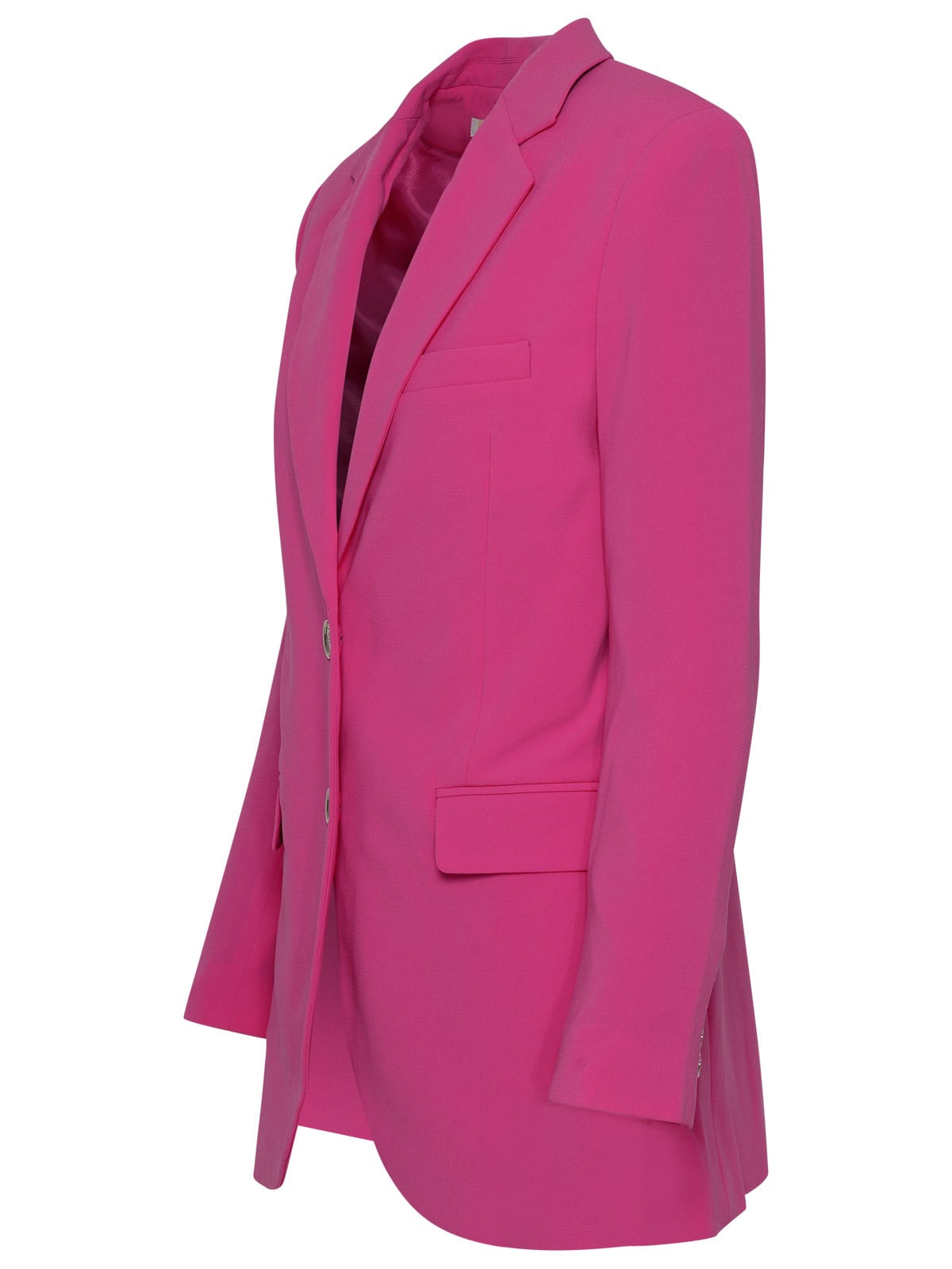 Shop Michael Michael Kors Fuchsia Triacetate Blend Blazer Jacket