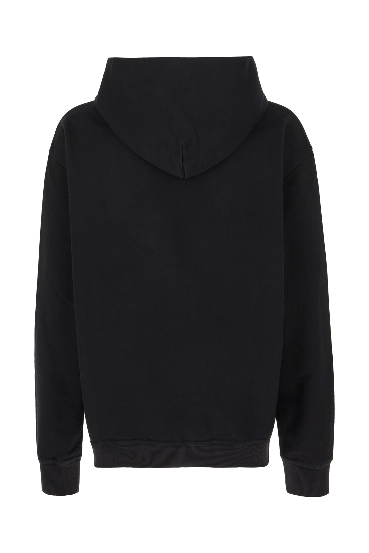 Shop Maison Margiela Black Cotton Oversize Sweatshirt