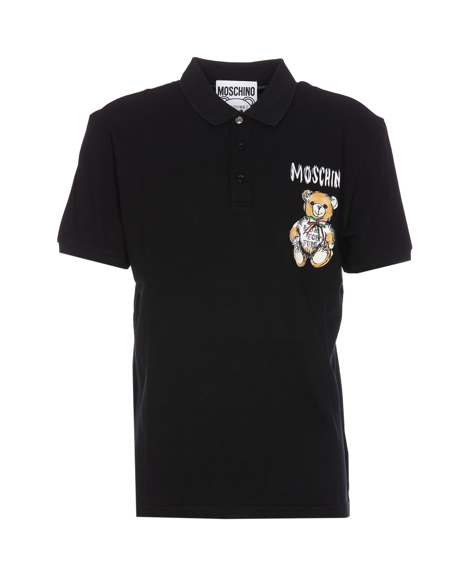 Drawn Teddy Bear Polo Shirt