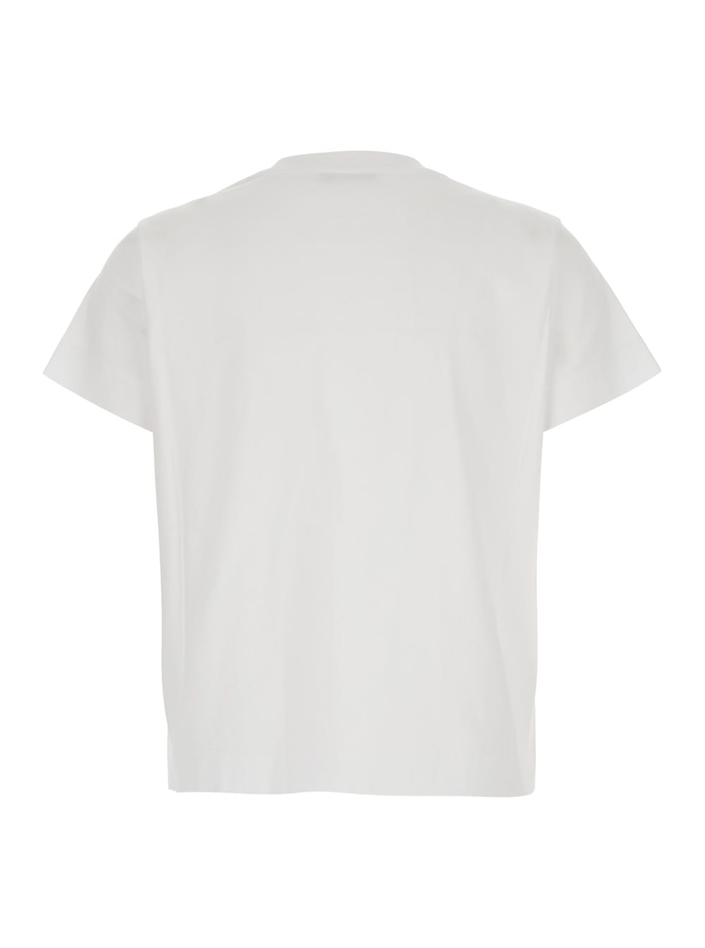 Givenchy White T-shirt With Lettering Logo On The Front In Cotton Woman In White