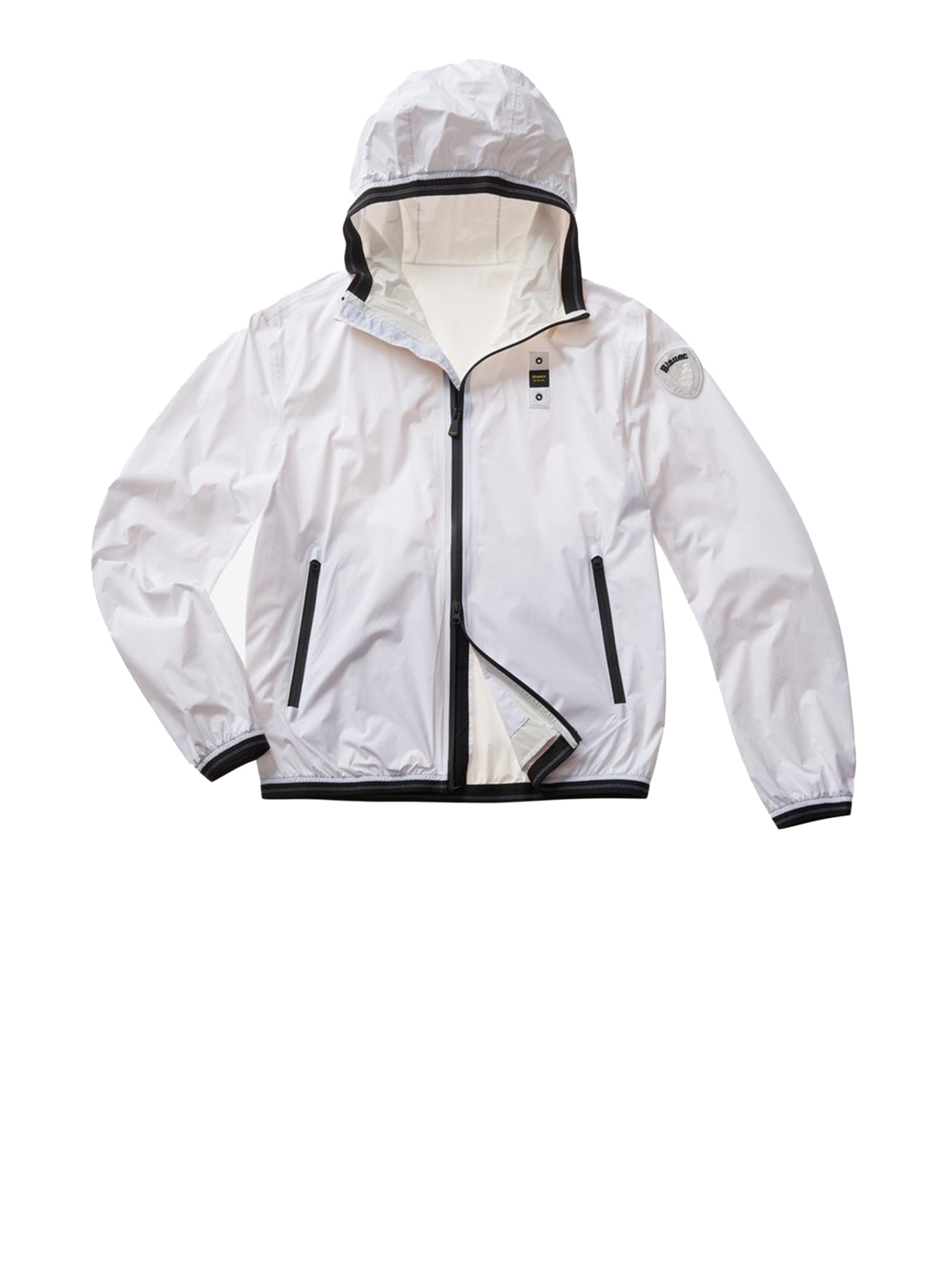 Shop Blauer Jacket In Bianco Ottico