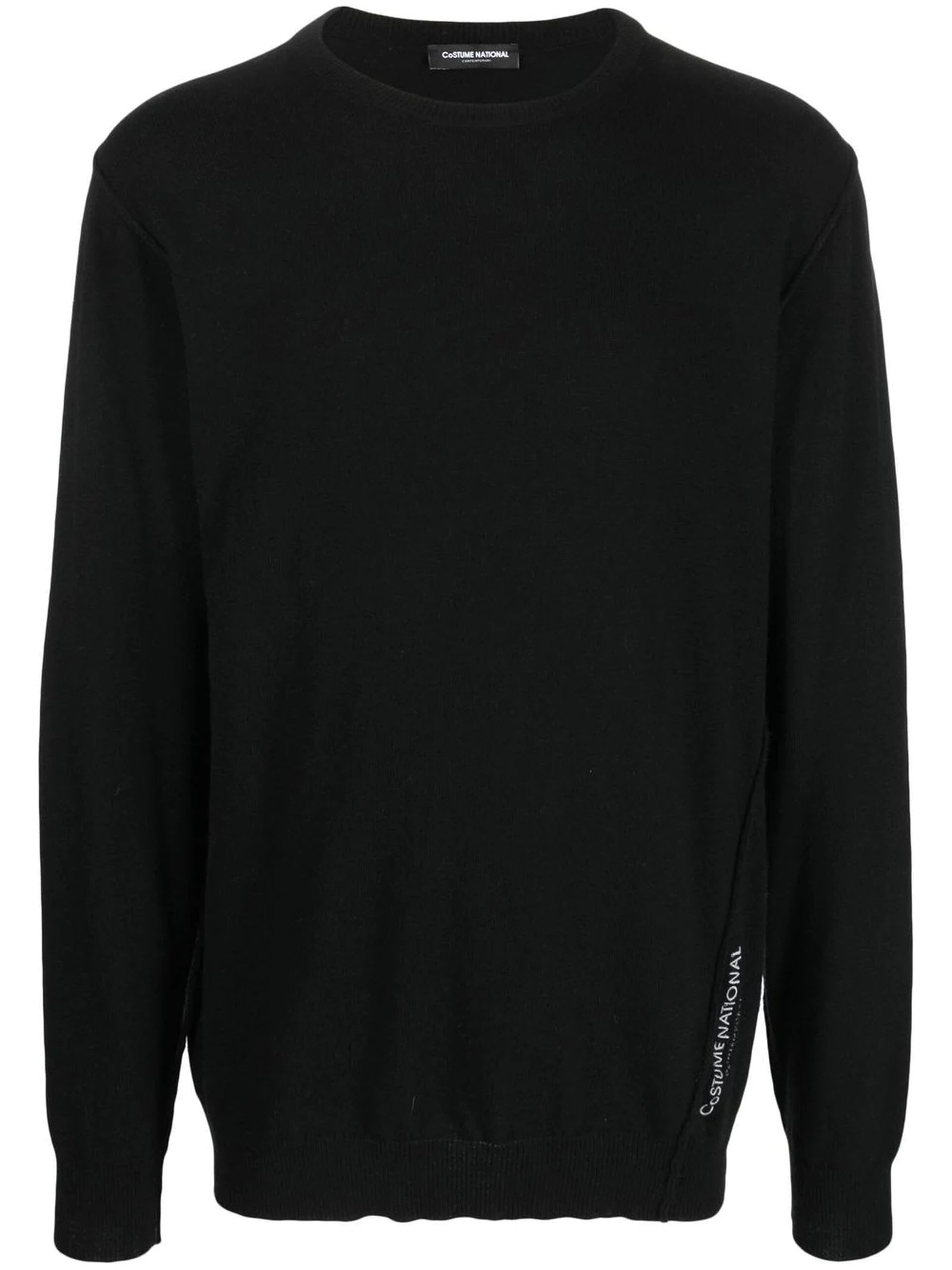 CoSTUME NATIONAL CONTEMPORARY Black Wool And Cashmere Jumper