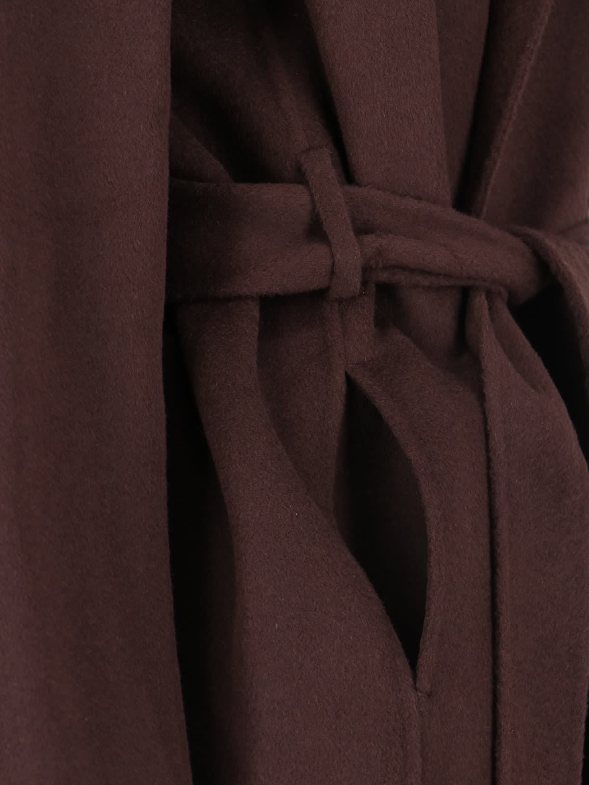 Shop Filippa K Alexa Midi Coat In Brown