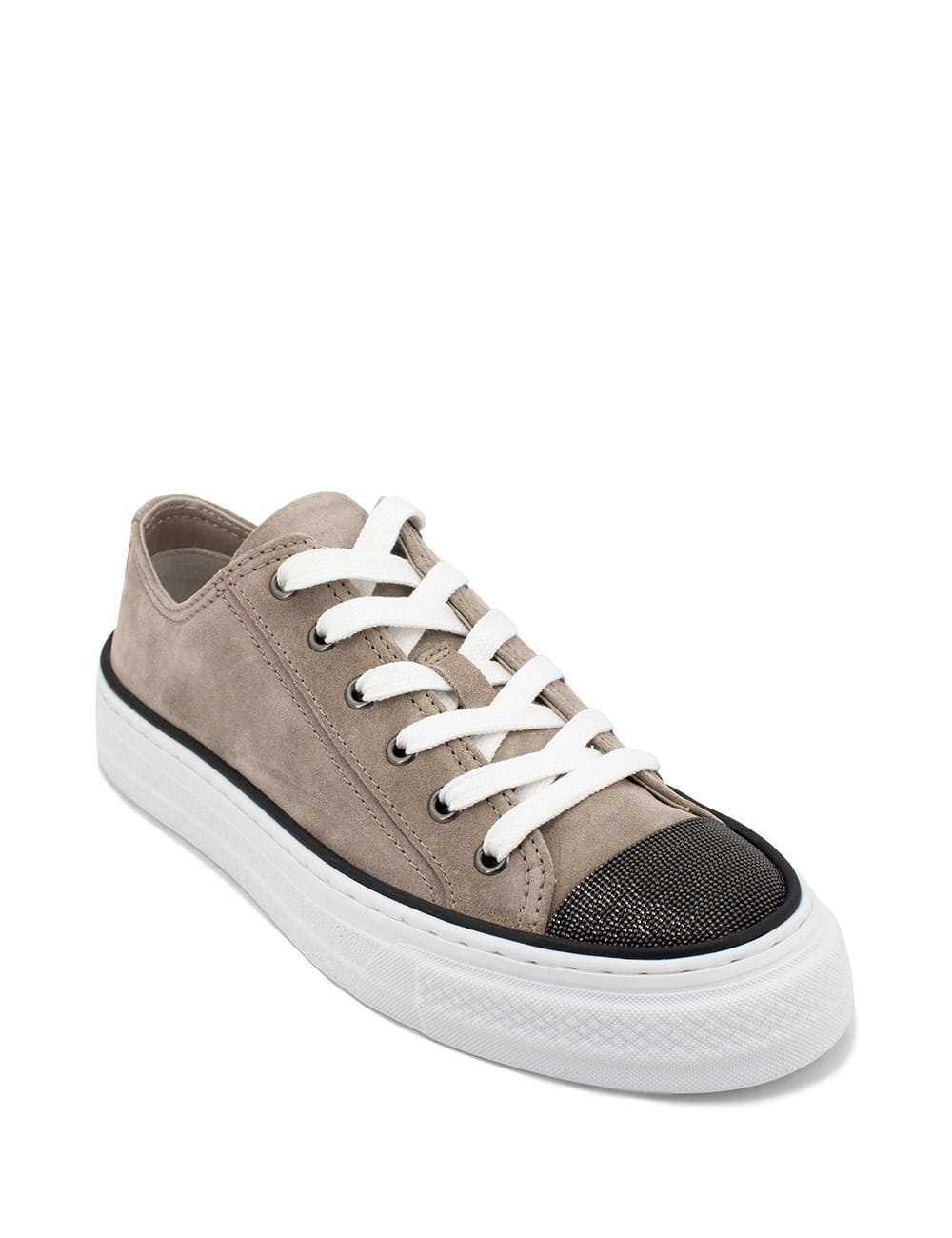 Shop Brunello Cucinelli Sneakers In Walnut