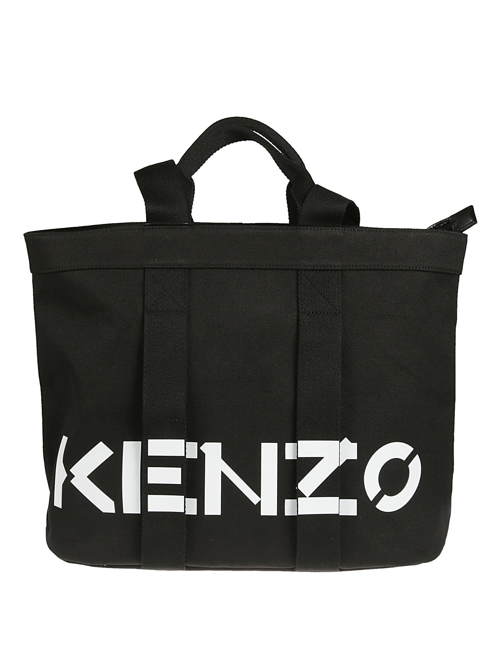 Kenzo Logo Print Large Tote