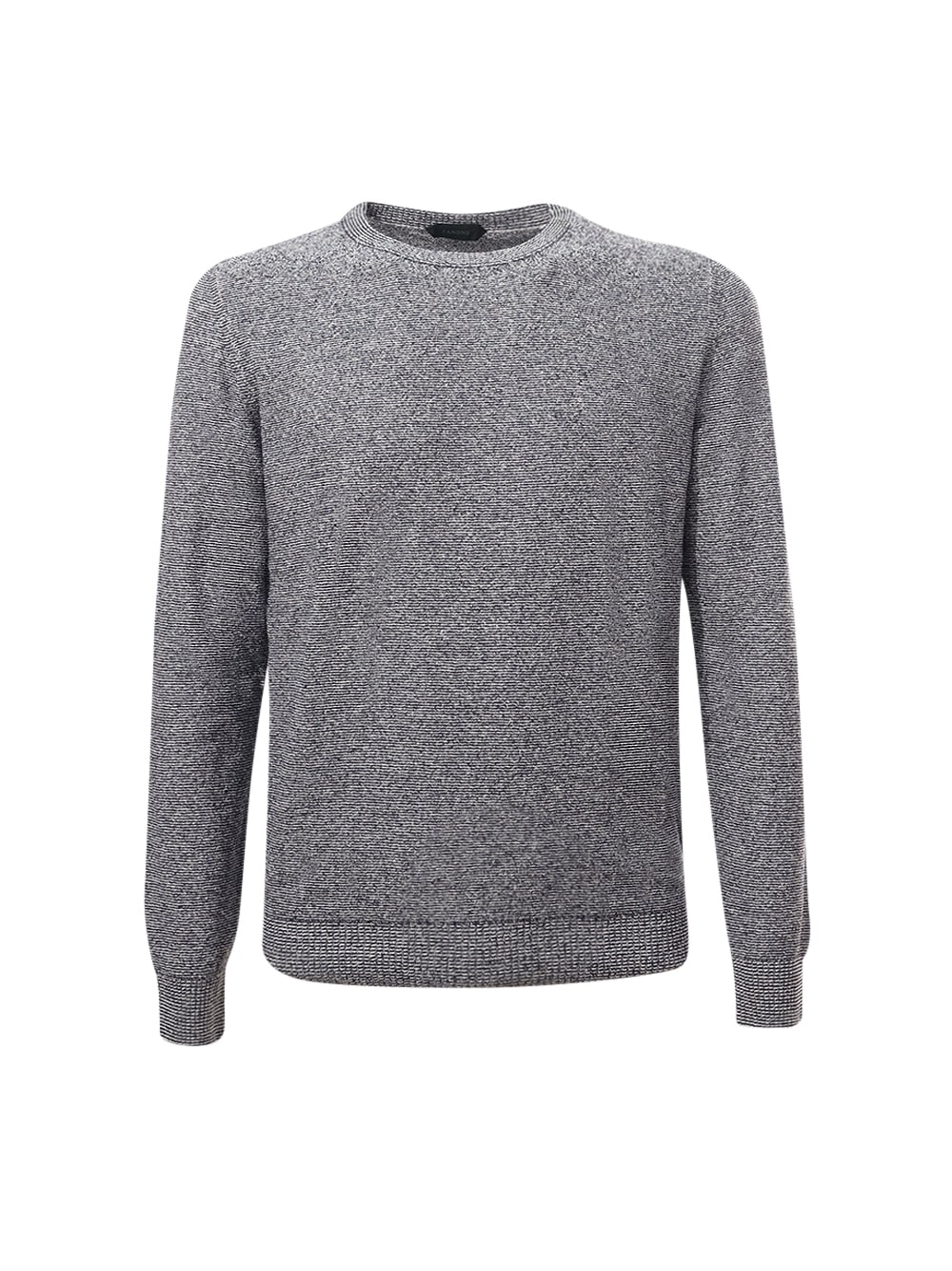 Shop Zanone Sweater  In White/blu