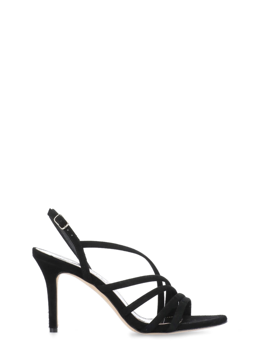 Shop The Seller Suede Leather Heeled Shoes In Black