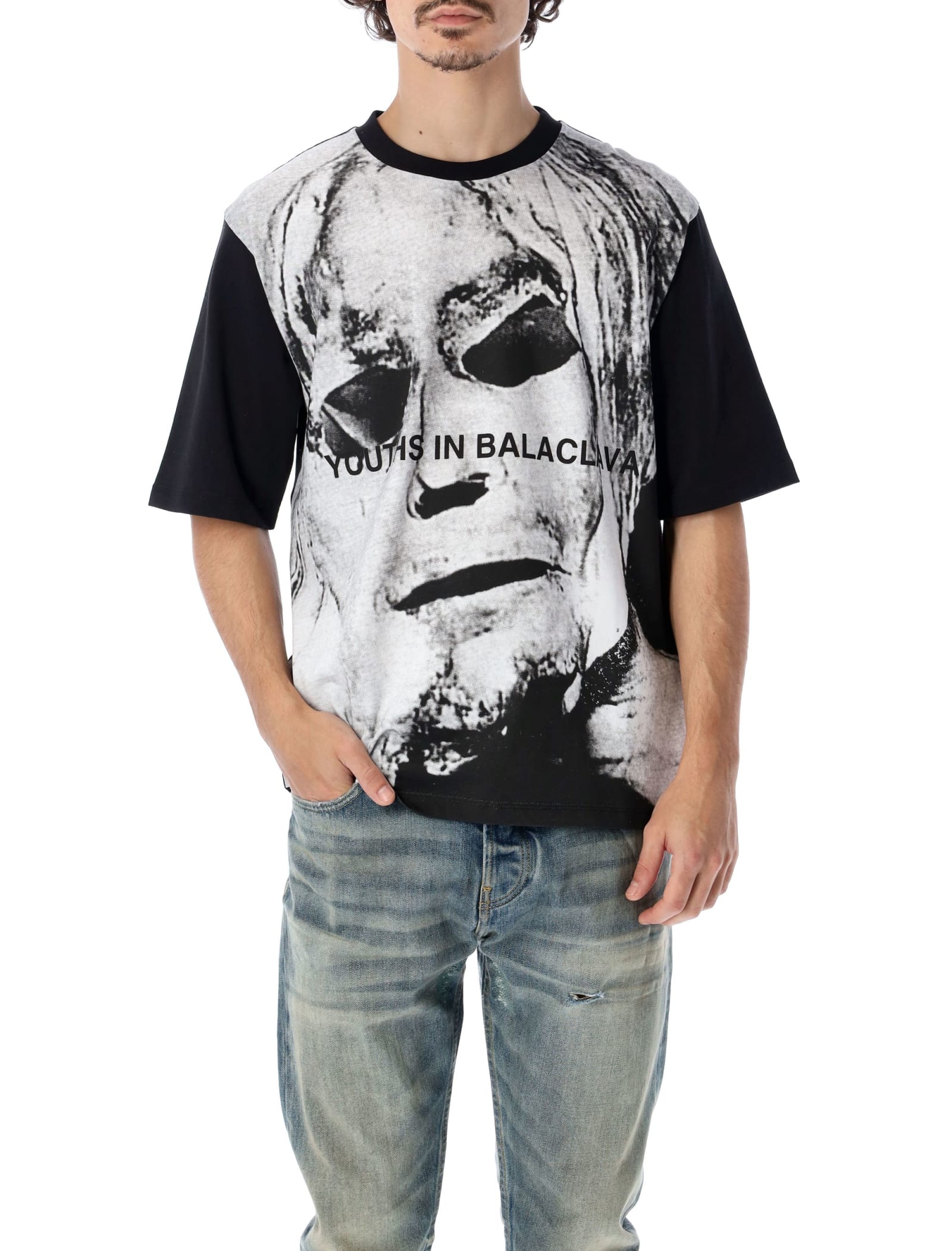 Youths In Balaclava Graphic-print Cotton T-shirt