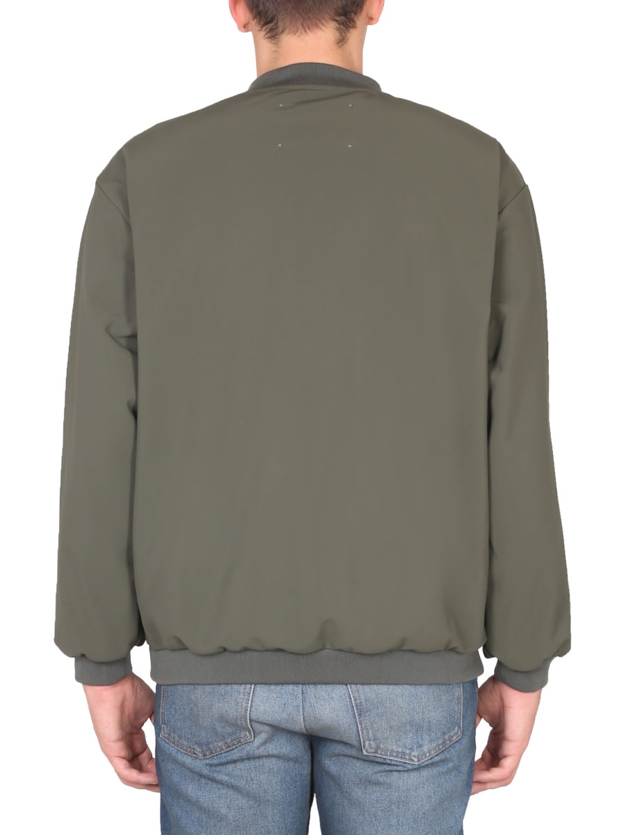 Shop K-way Sweatshirt With Front Pocket In Green