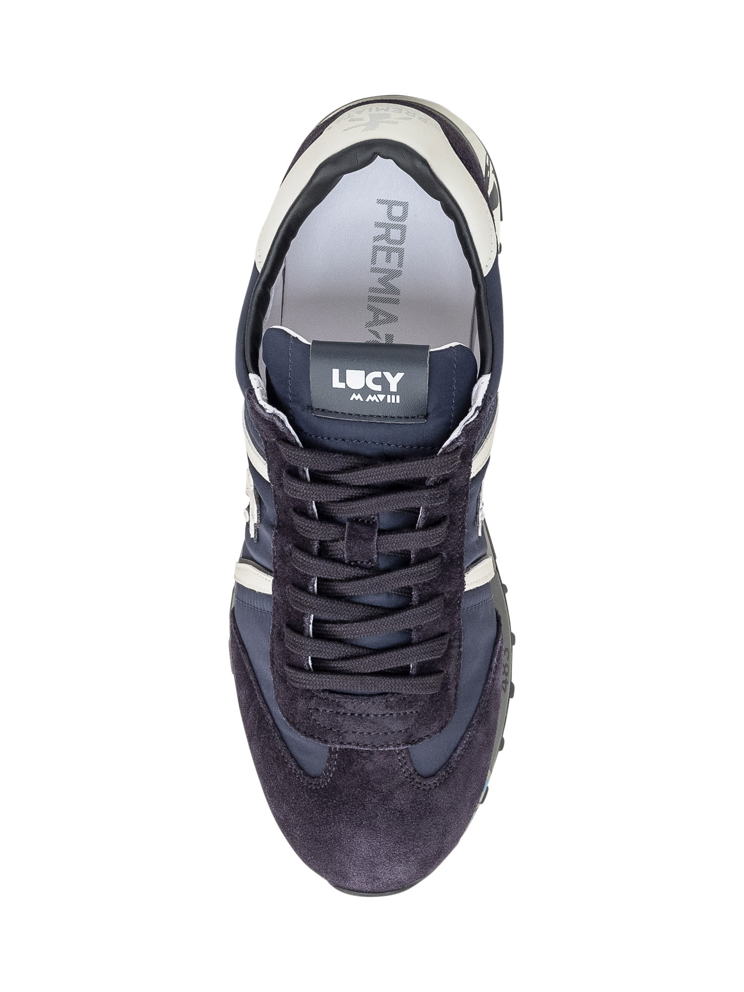 Shop Premiata Sneaker With Logo In Blu