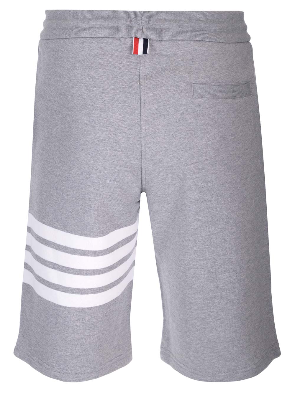 Shop Thom Browne Grey 4-bar Bermuda Shorts In Light Grey