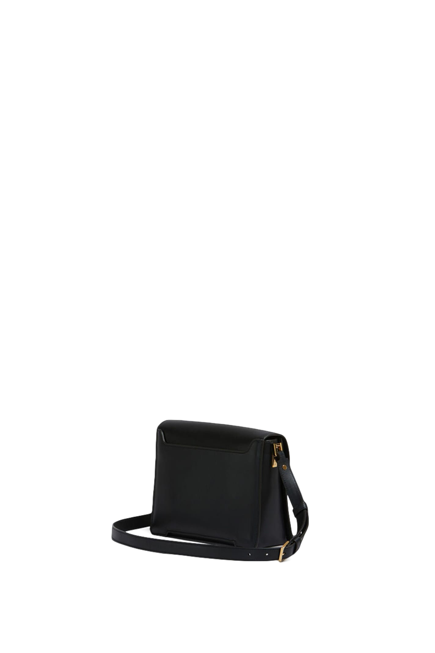 Shop Marni Trunkaroo Shoulder Bag In Black