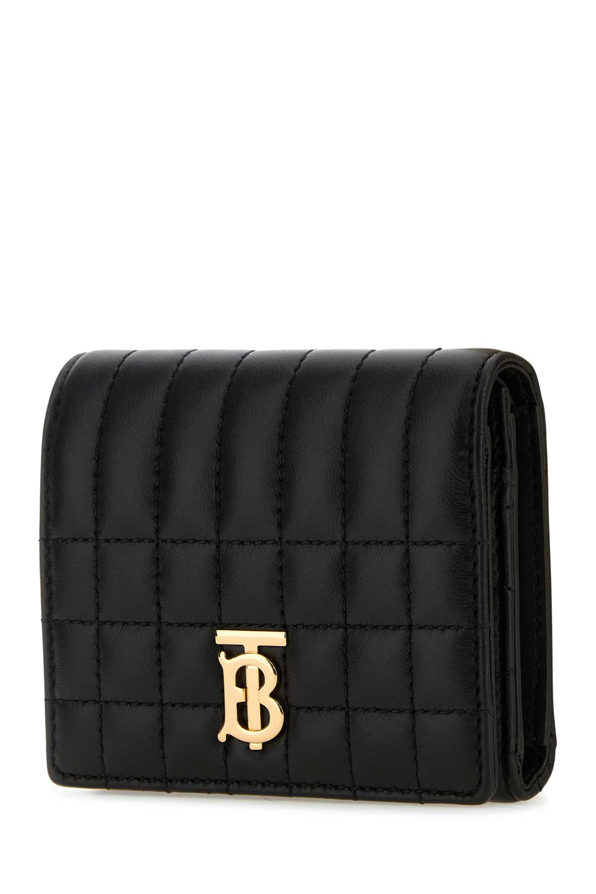 Shop Burberry Black Nappa Leather Wallet In A7527