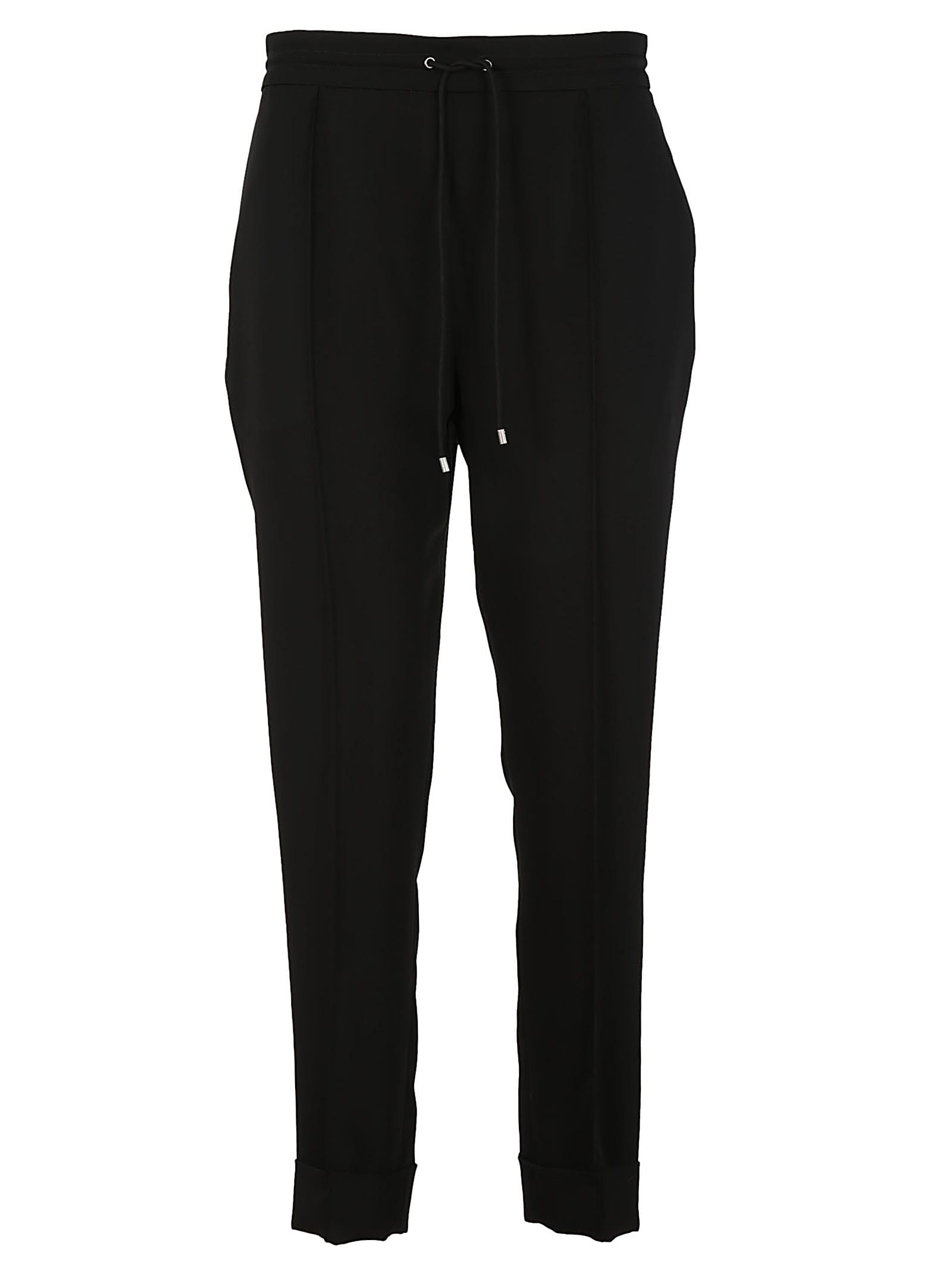 Cropped Drawstring Trousers