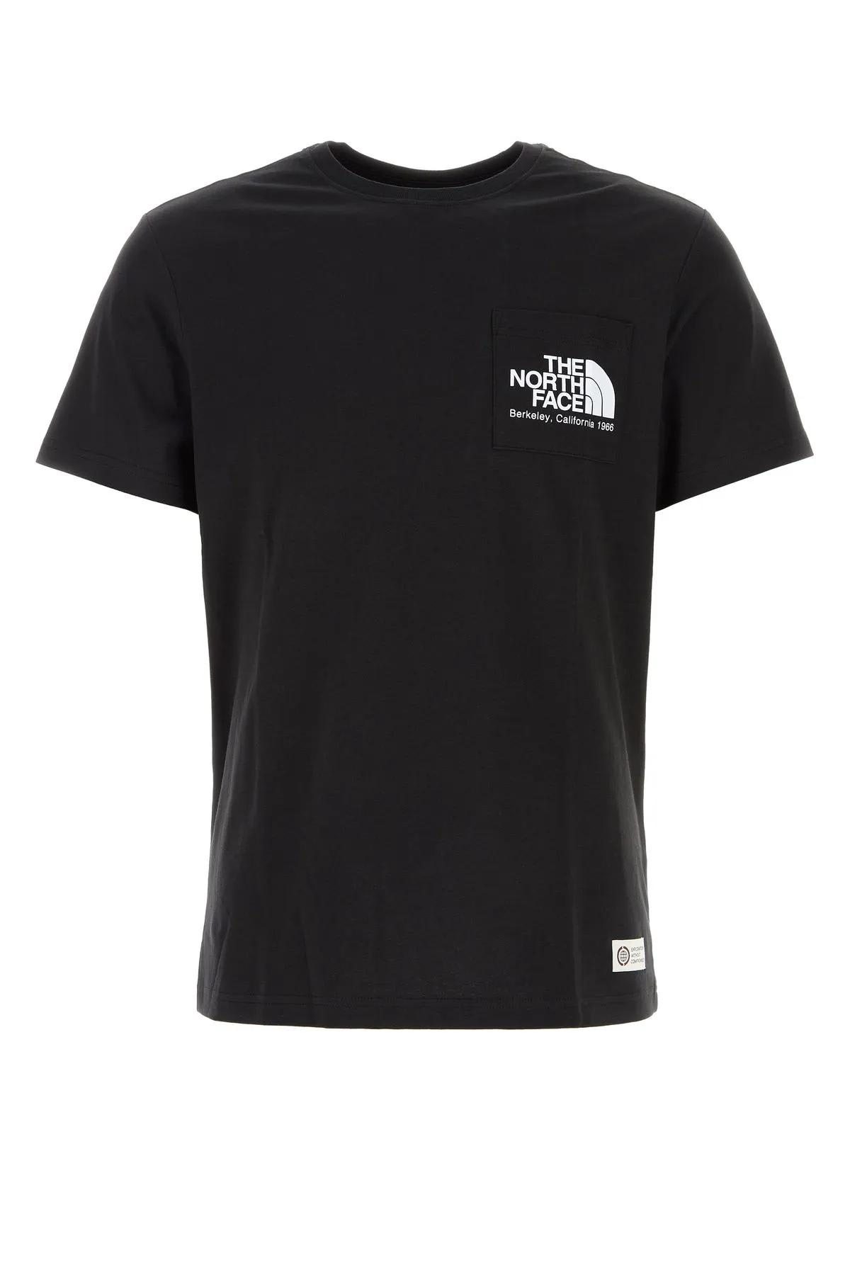 THE NORTH FACE BLACK COTTON T-SHIRT
