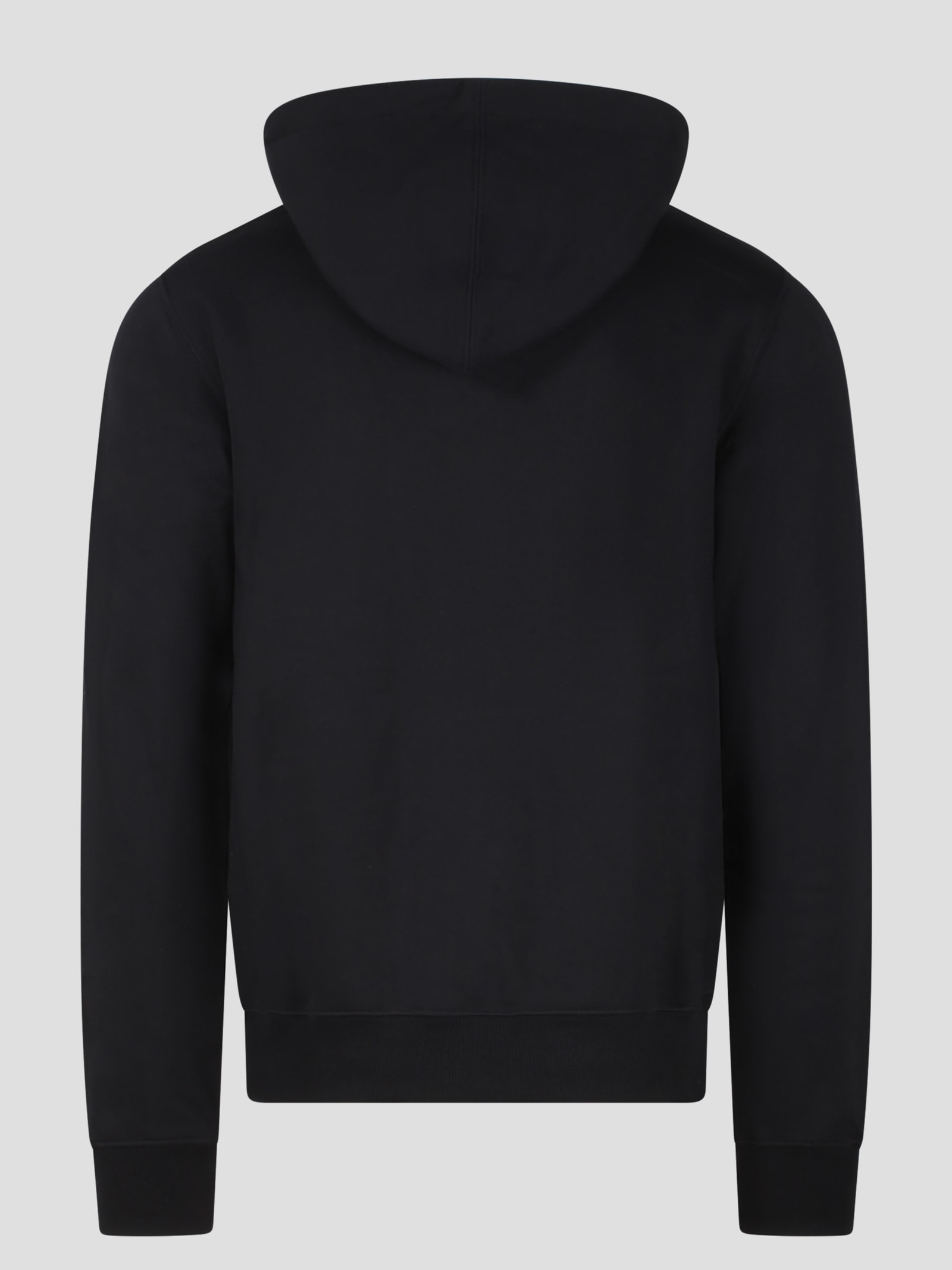 Shop Dior Cd Icon Hooded Sweatshirt In Black