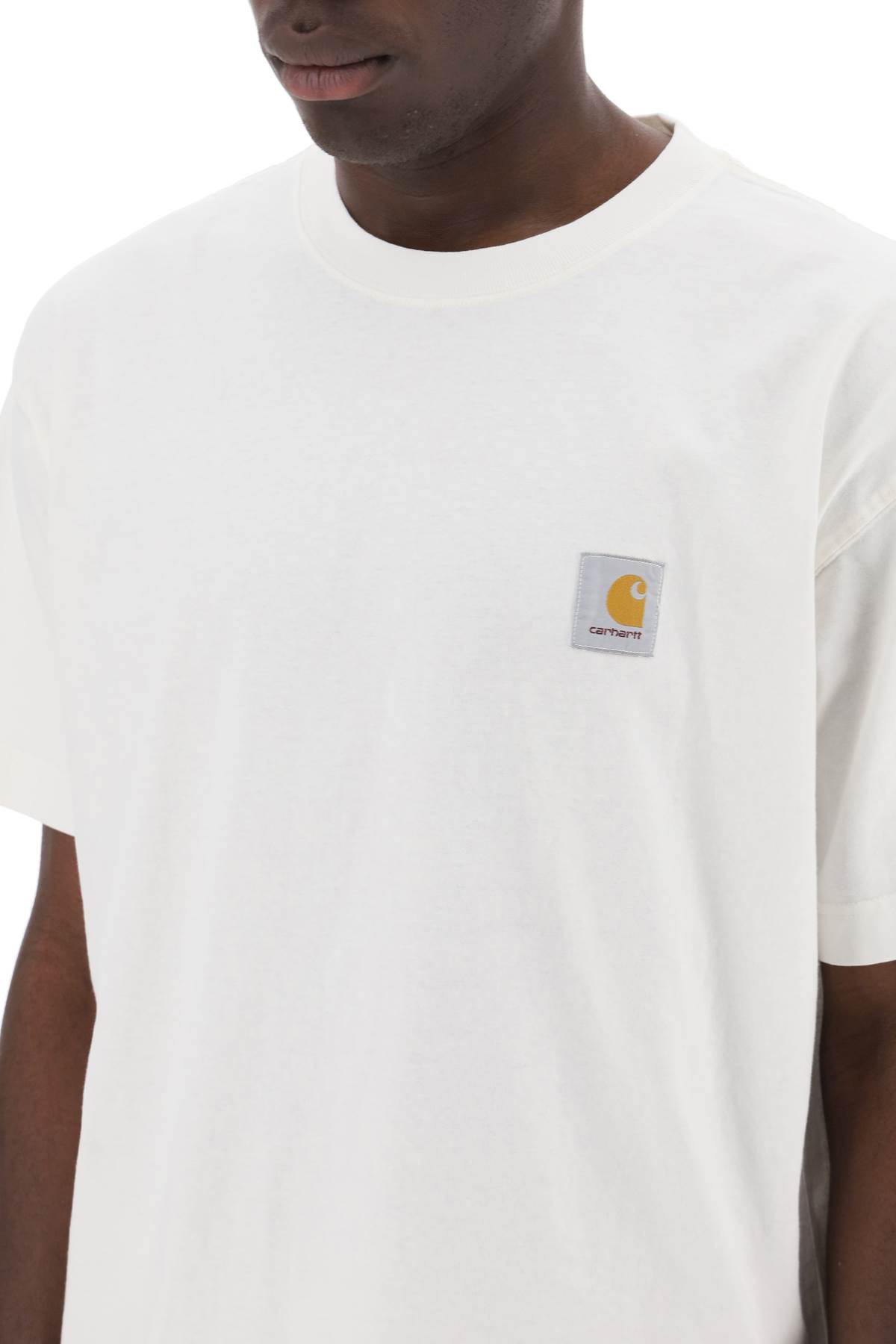 Shop Carhartt Nelson T-shirt In Wax (white)