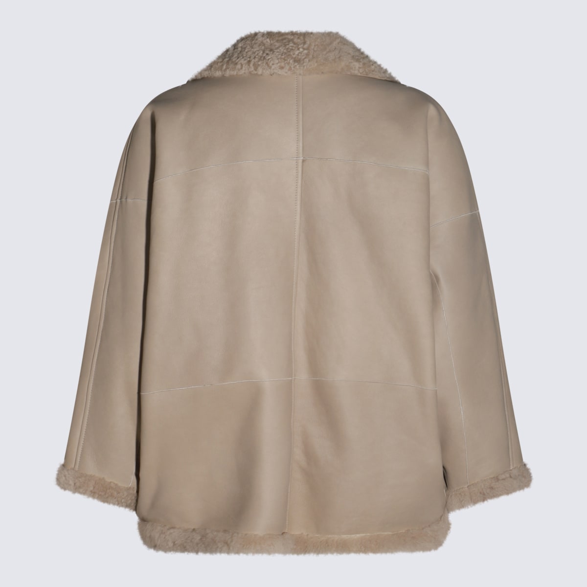 Brunello Cucinelli Coats & Jackets In Mastice